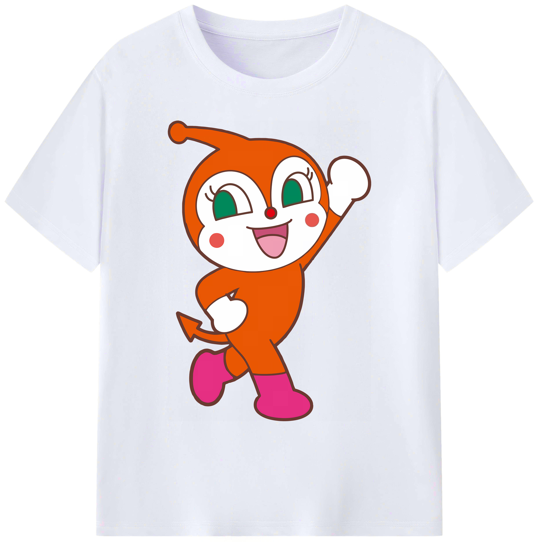 （画像用） アンパンマン Anpanman 綿100％ メンズ半袖Tシャツ｜肌触りやわらか＆通気性