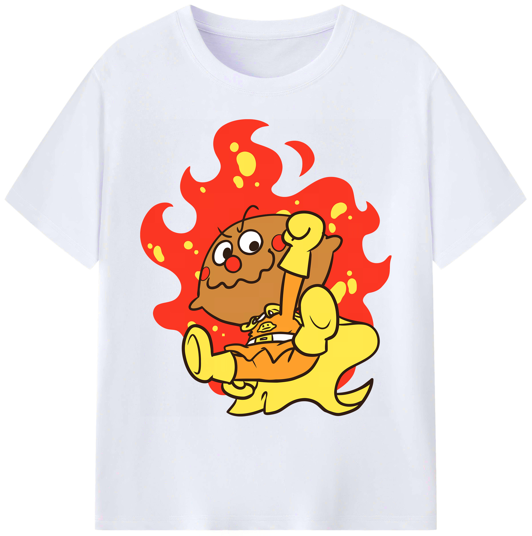 （画像用） アンパンマン Anpanman 綿100％ メンズ半袖Tシャツ｜肌触りやわらか＆通気性