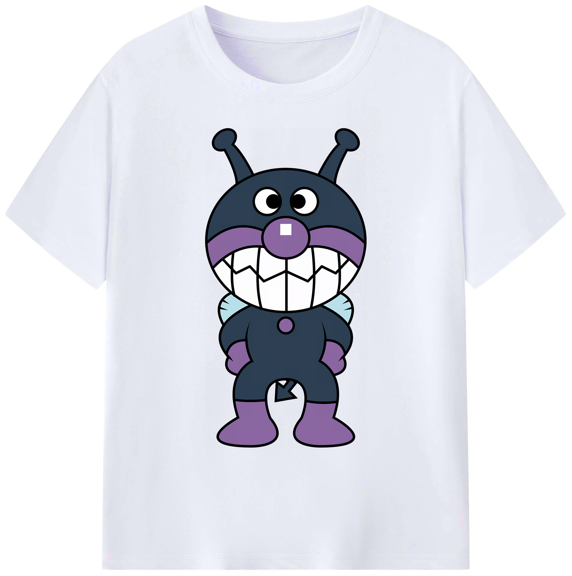 （画像用） アンパンマン Anpanman 綿100％ メンズ半袖Tシャツ｜肌触りやわらか＆通気性