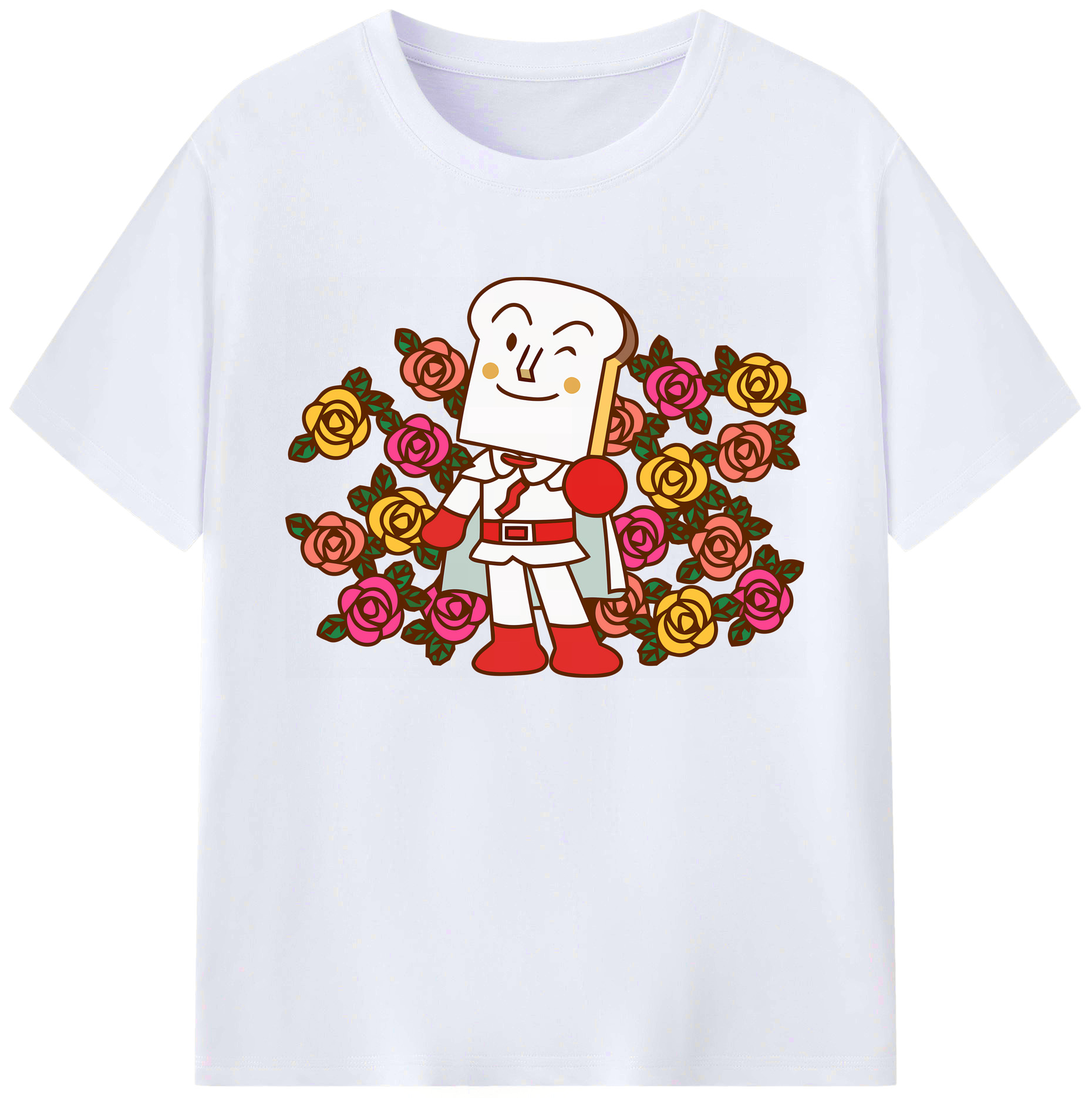 （画像用） アンパンマン Anpanman 綿100％ メンズ半袖Tシャツ｜肌触りやわらか＆通気性