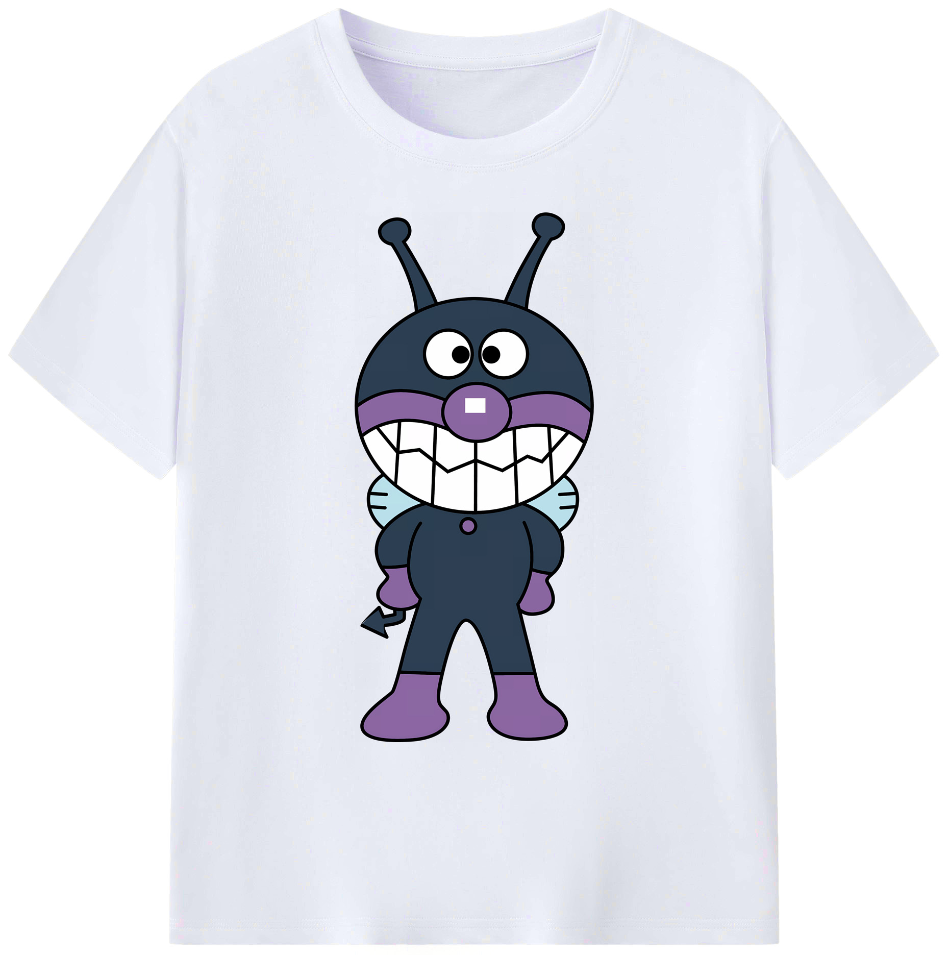 （画像用） アンパンマン Anpanman 綿100％ メンズ半袖Tシャツ｜肌触りやわらか＆通気性