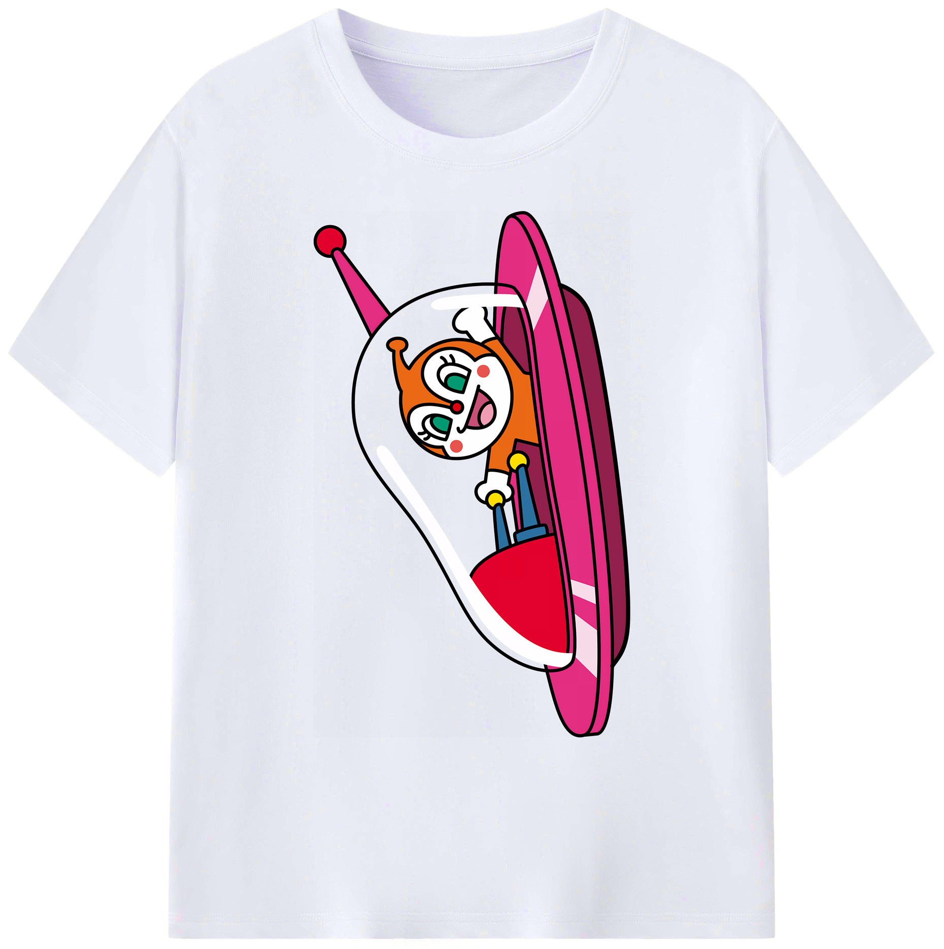 （画像用） アンパンマン Anpanman 綿100％ メンズ半袖Tシャツ｜肌触りやわらか＆通気性