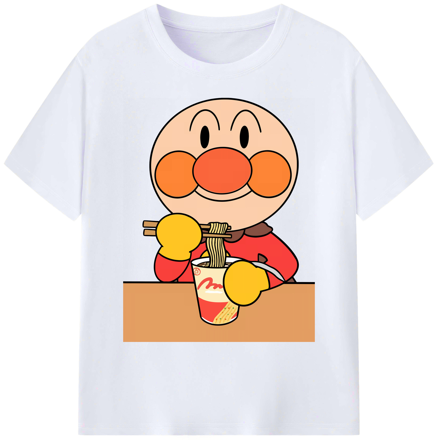 （画像用） アンパンマン Anpanman 綿100％ メンズ半袖Tシャツ｜肌触りやわらか＆通気性