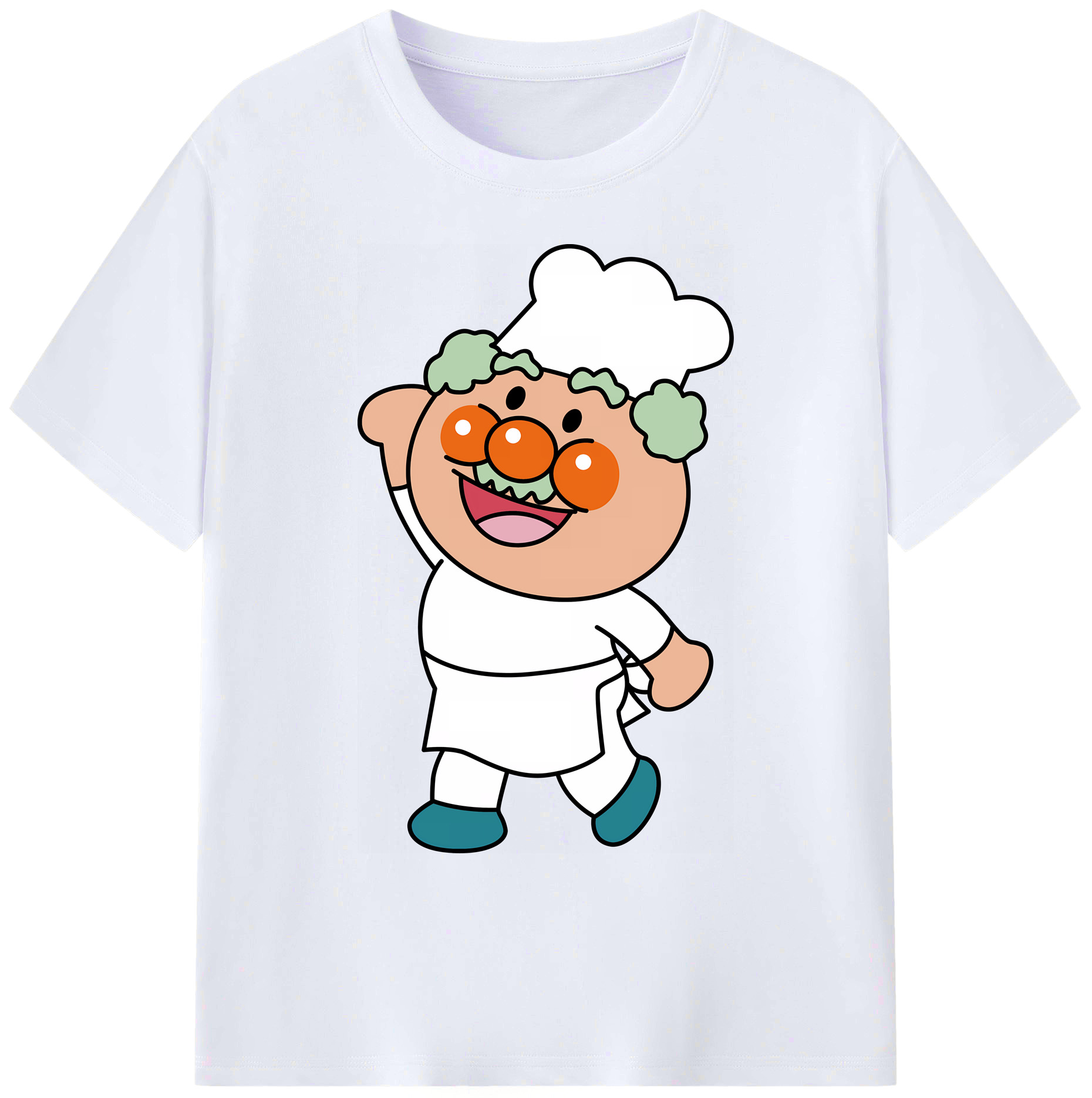（画像用） アンパンマン Anpanman 綿100％ メンズ半袖Tシャツ｜肌触りやわらか＆通気性
