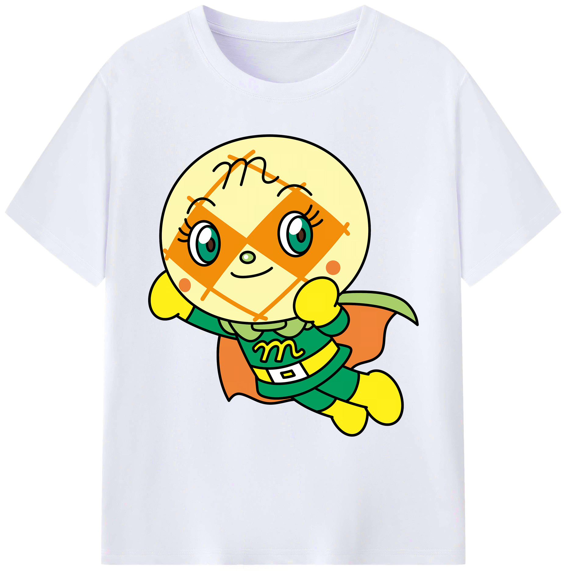 （画像用） アンパンマン Anpanman 綿100％ メンズ半袖Tシャツ｜肌触りやわらか＆通気性