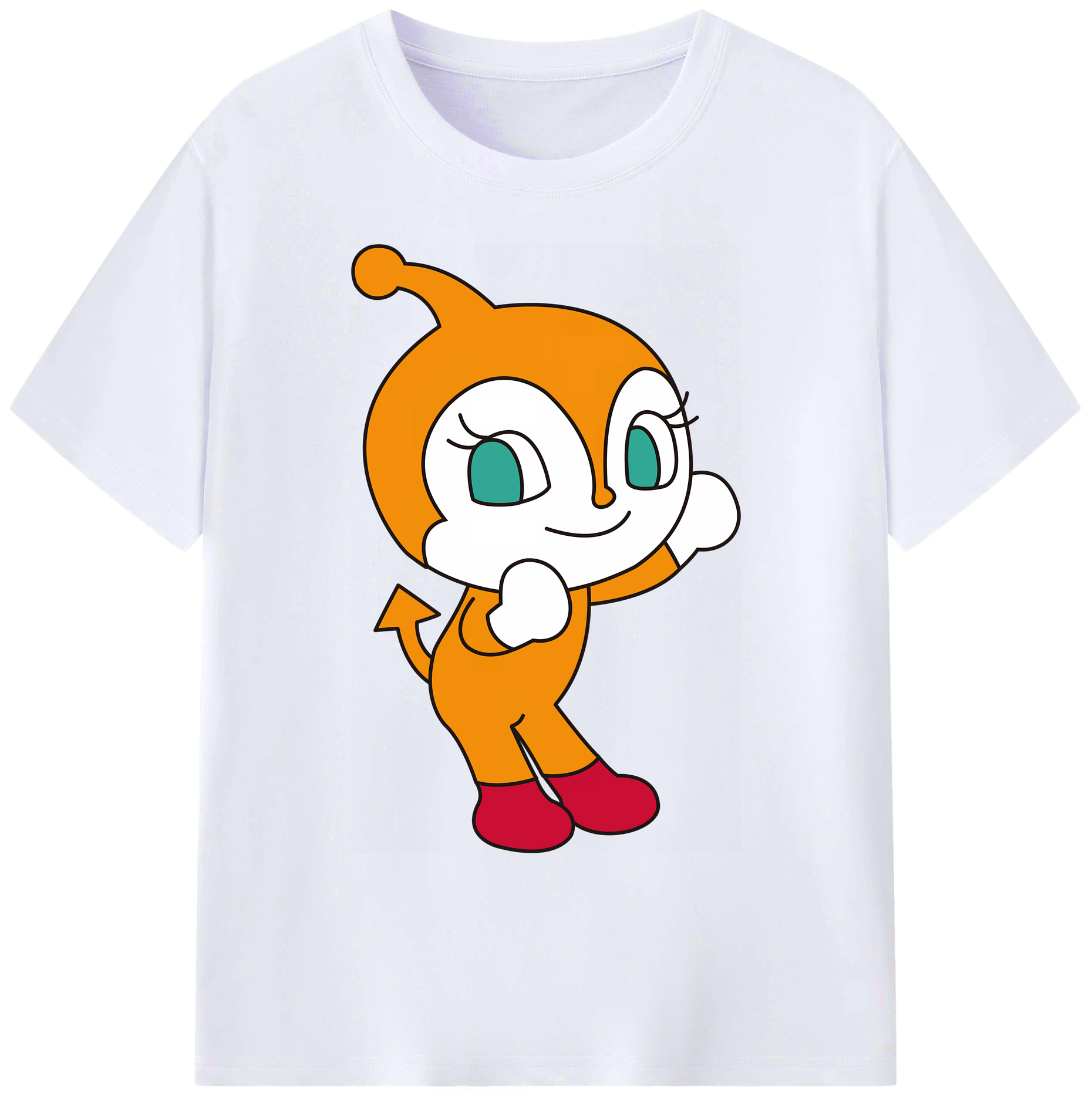 （画像用） アンパンマン Anpanman 綿100％ メンズ半袖Tシャツ｜肌触りやわらか＆通気性