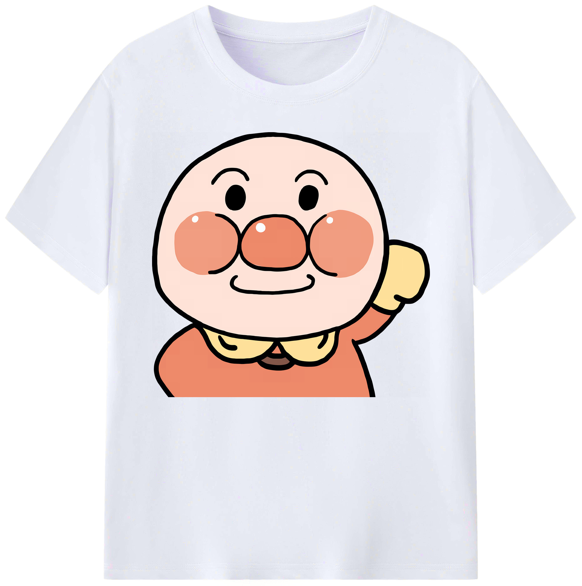 （画像用） アンパンマン Anpanman 綿100％ メンズ半袖Tシャツ｜肌触りやわらか＆通気性