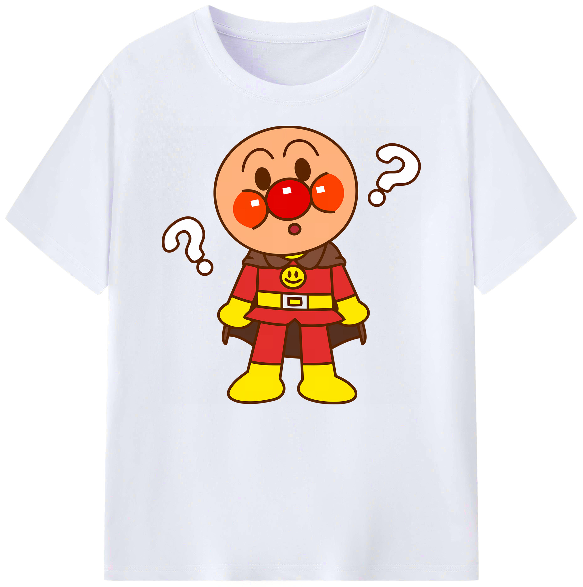（画像用） アンパンマン Anpanman 綿100％ メンズ半袖Tシャツ｜肌触りやわらか＆通気性