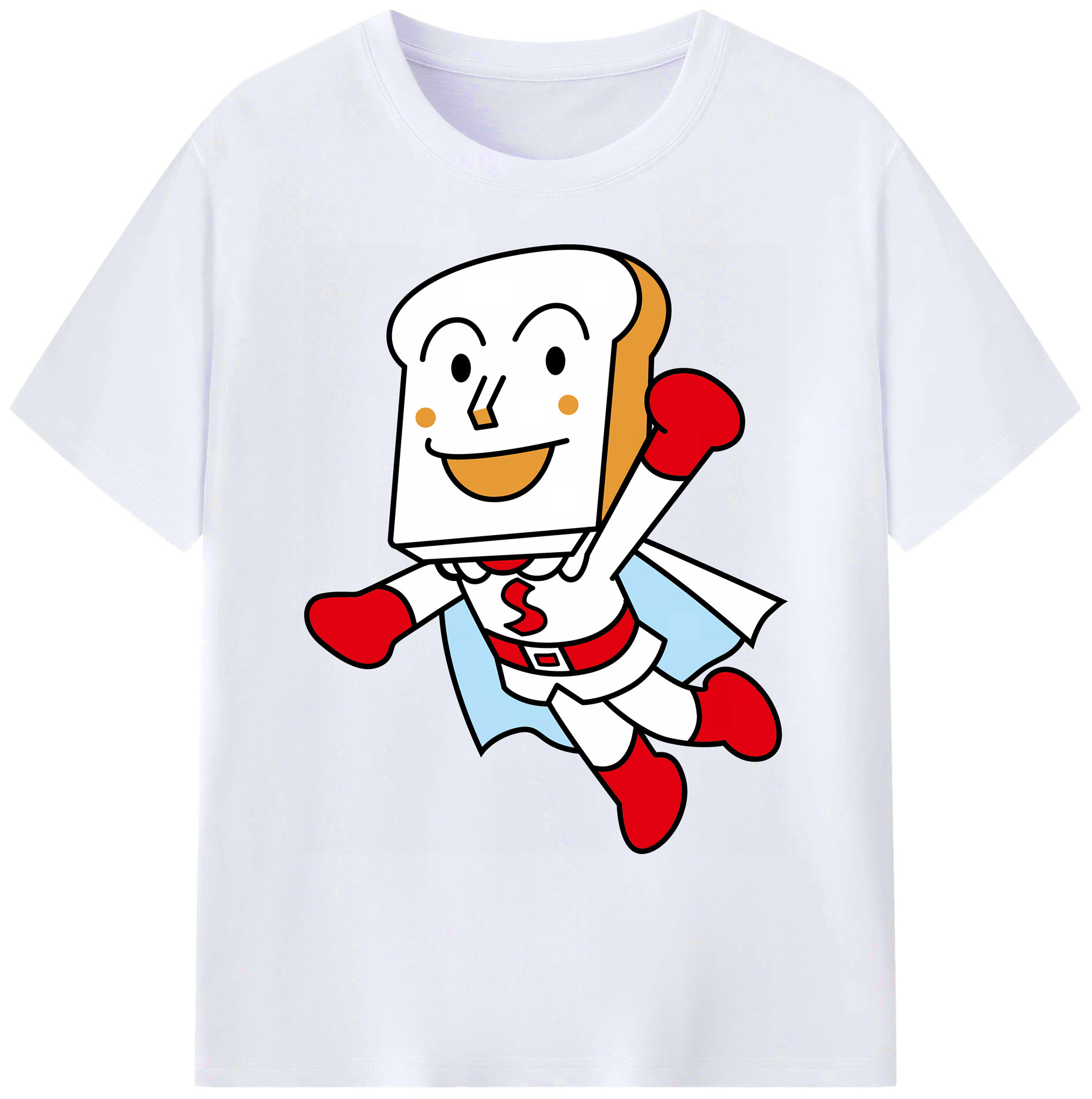 （画像用） アンパンマン Anpanman 綿100％ メンズ半袖Tシャツ｜肌触りやわらか＆通気性