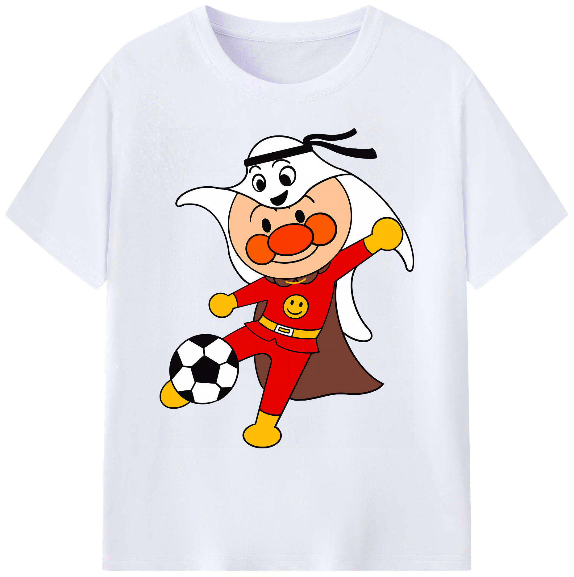 （画像用） アンパンマン Anpanman 綿100％ メンズ半袖Tシャツ｜肌触りやわらか＆通気性