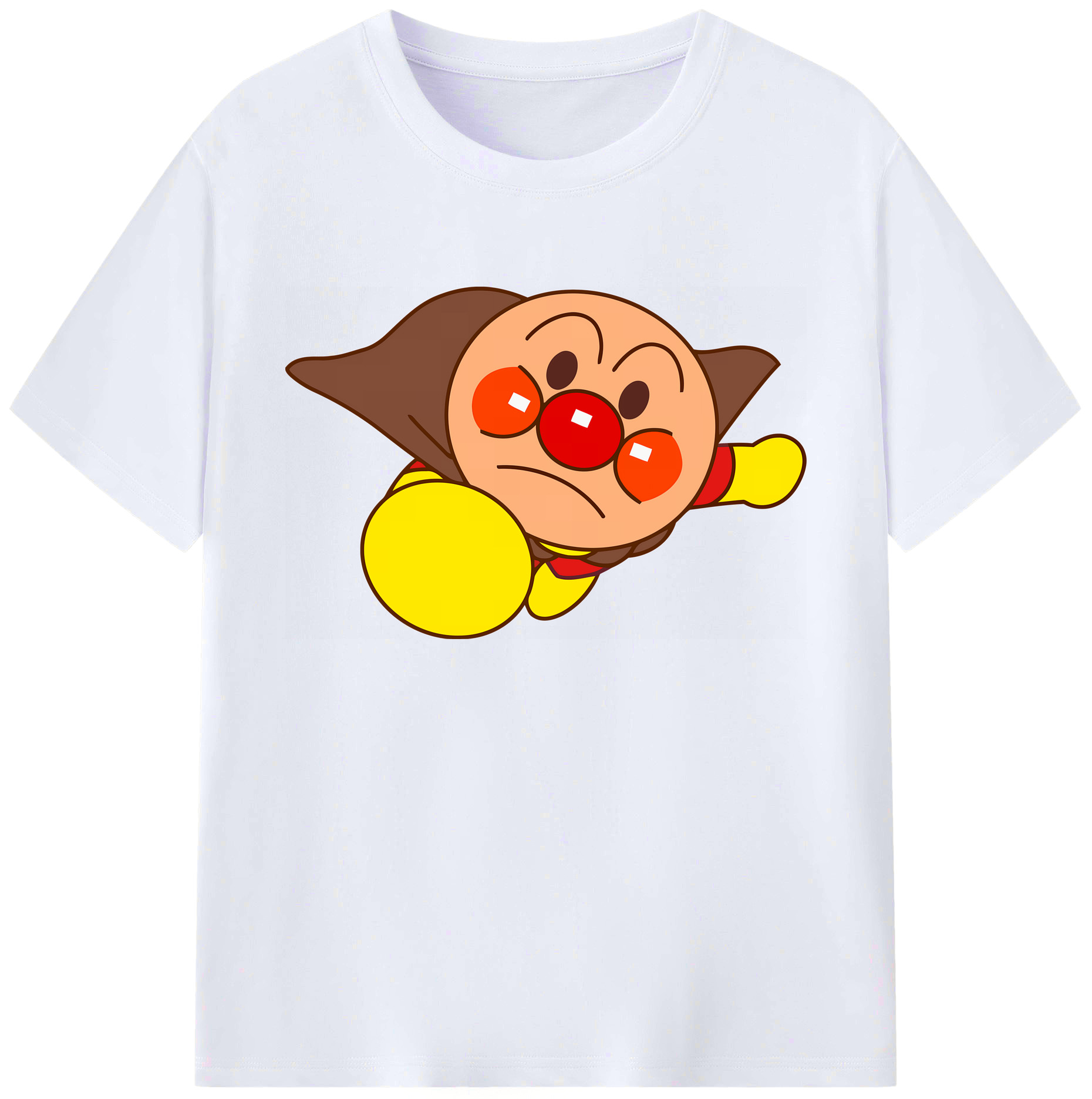 （画像用） アンパンマン Anpanman 綿100％ メンズ半袖Tシャツ｜肌触りやわらか＆通気性