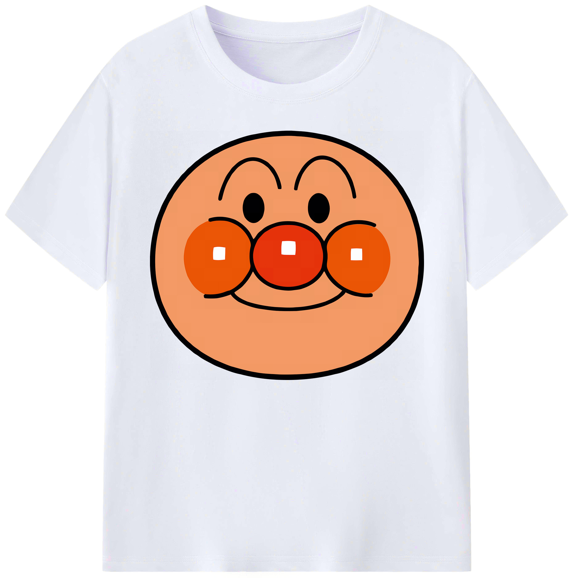 （画像用） アンパンマン Anpanman 綿100％ メンズ半袖Tシャツ｜肌触りやわらか＆通気性
