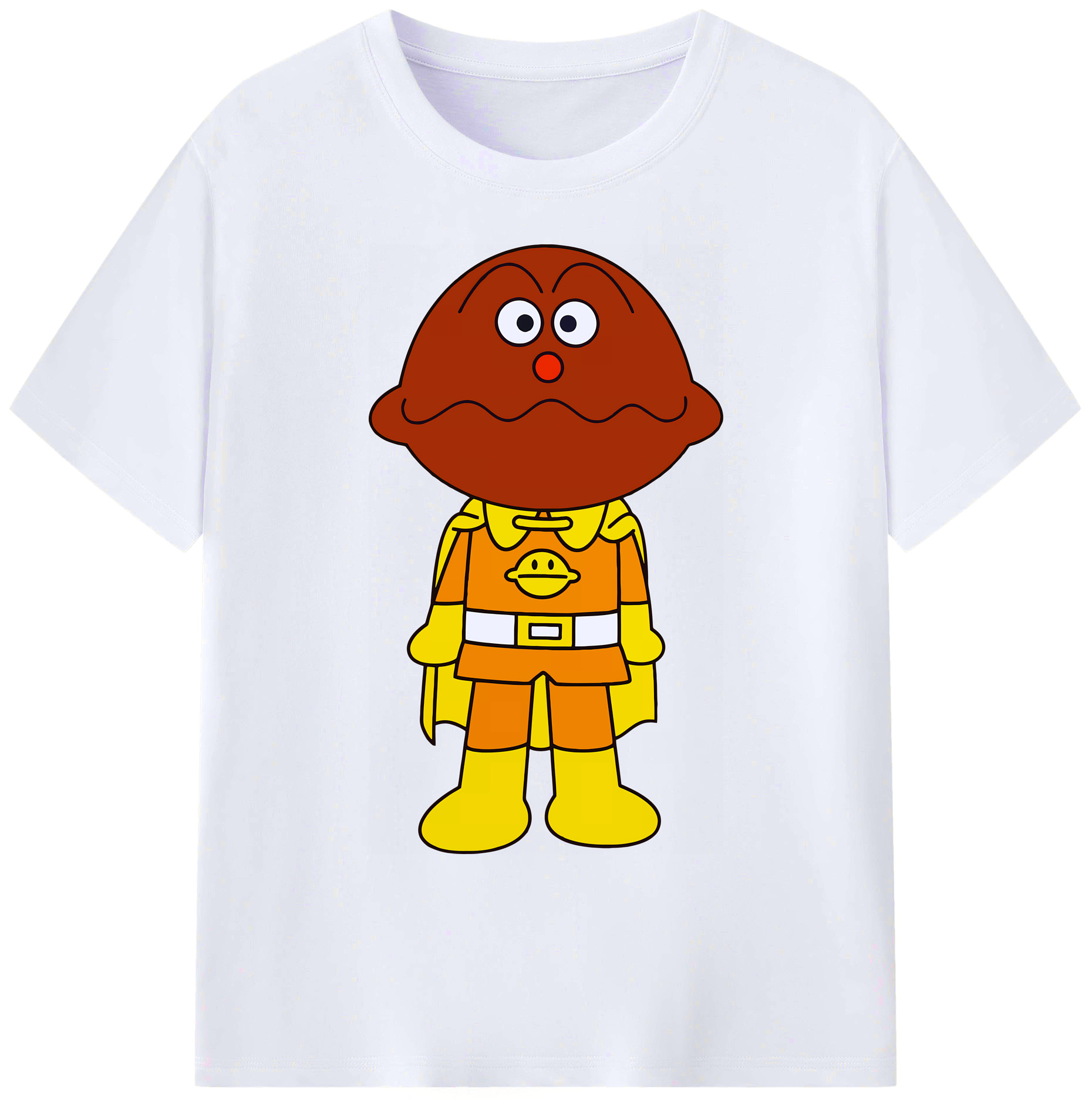 （画像用） アンパンマン Anpanman 綿100％ メンズ半袖Tシャツ｜肌触りやわらか＆通気性