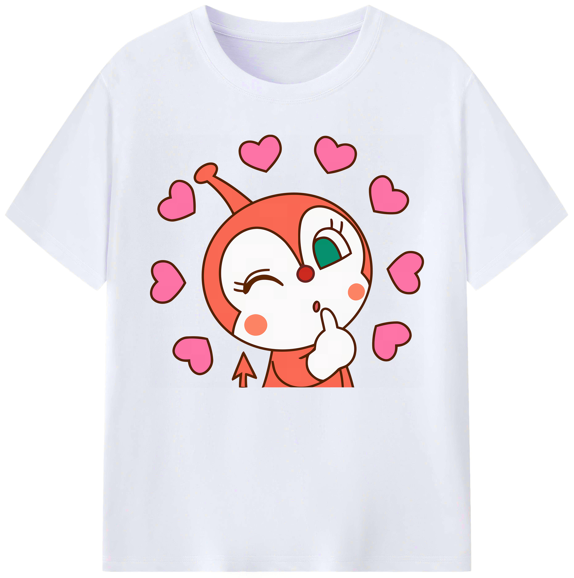 （画像用） アンパンマン Anpanman 綿100％ メンズ半袖Tシャツ｜肌触りやわらか＆通気性