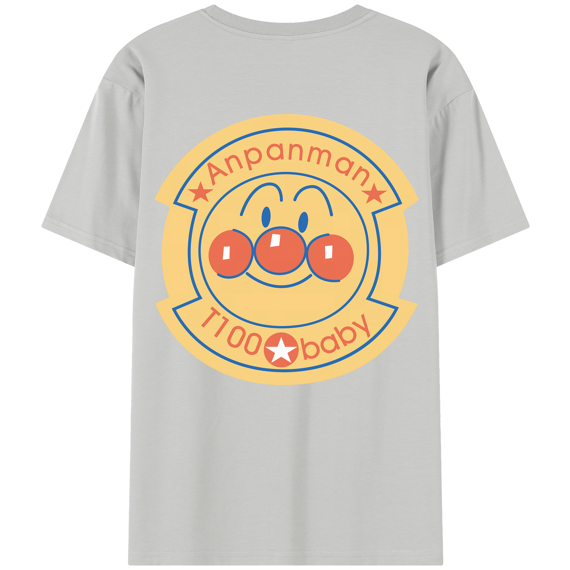 （画像用） アンパンマン Anpanman レディース半袖Tシャツ(バックプリント)