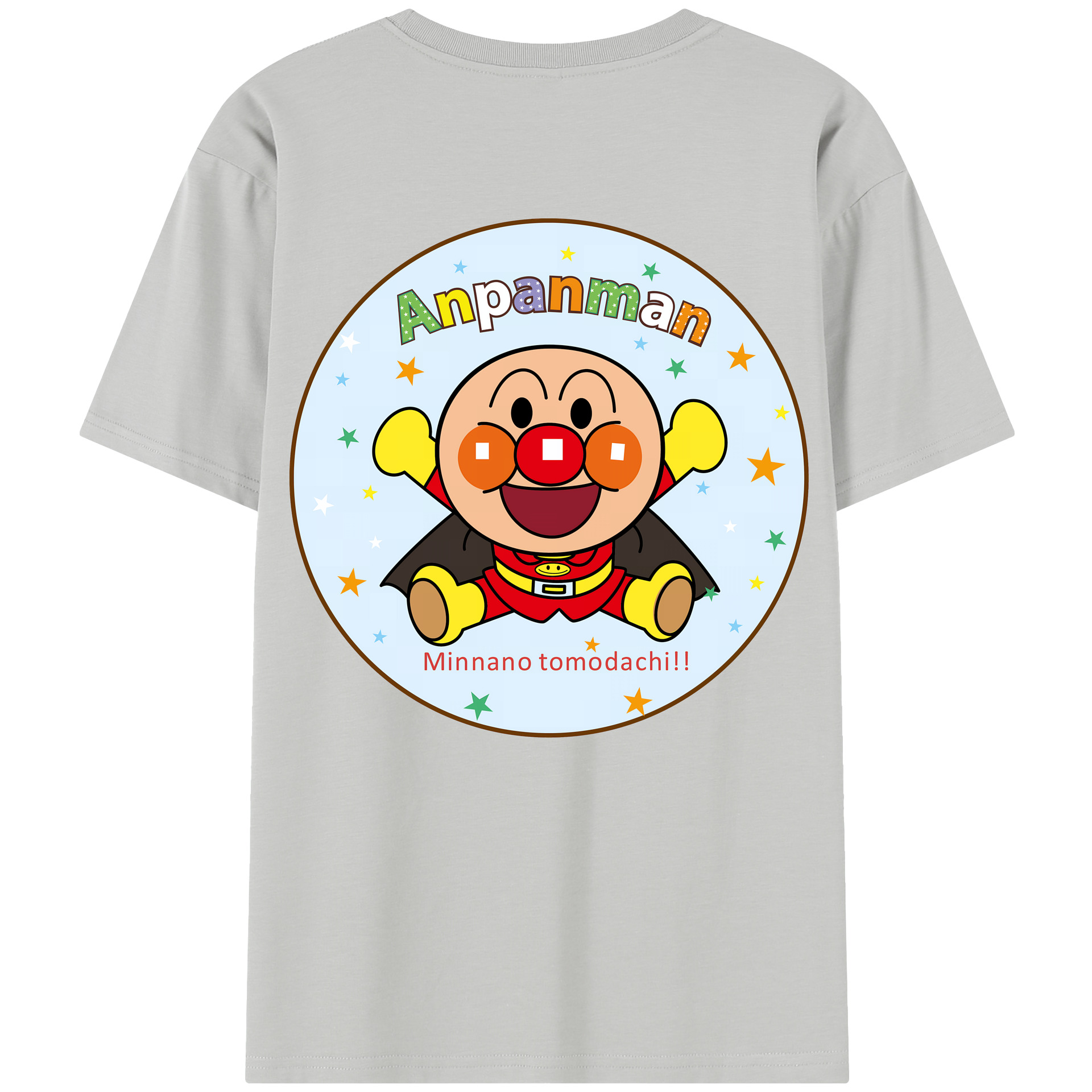 （画像用） アンパンマン Anpanman レディース半袖Tシャツ(バックプリント)