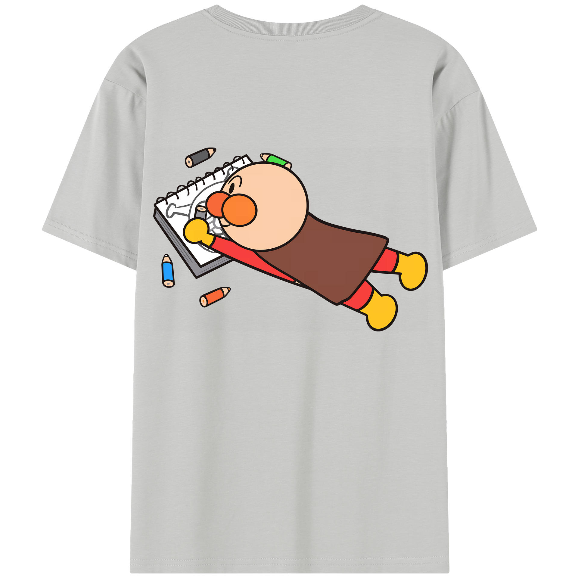 （画像用） アンパンマン Anpanman レディース半袖Tシャツ(バックプリント)