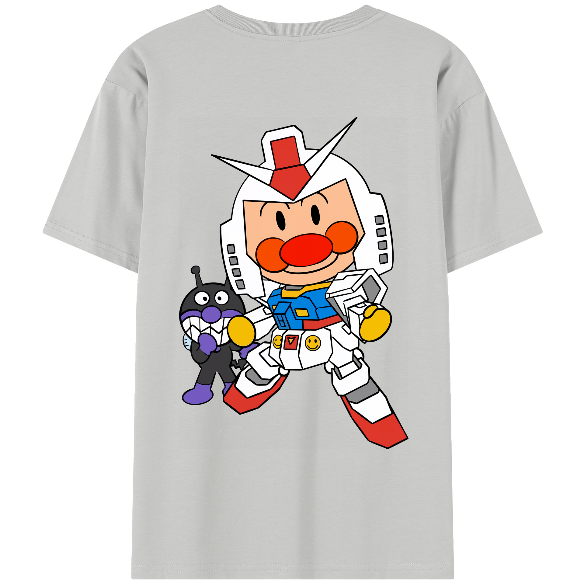 （画像用） アンパンマン Anpanman レディース半袖Tシャツ(バックプリント)