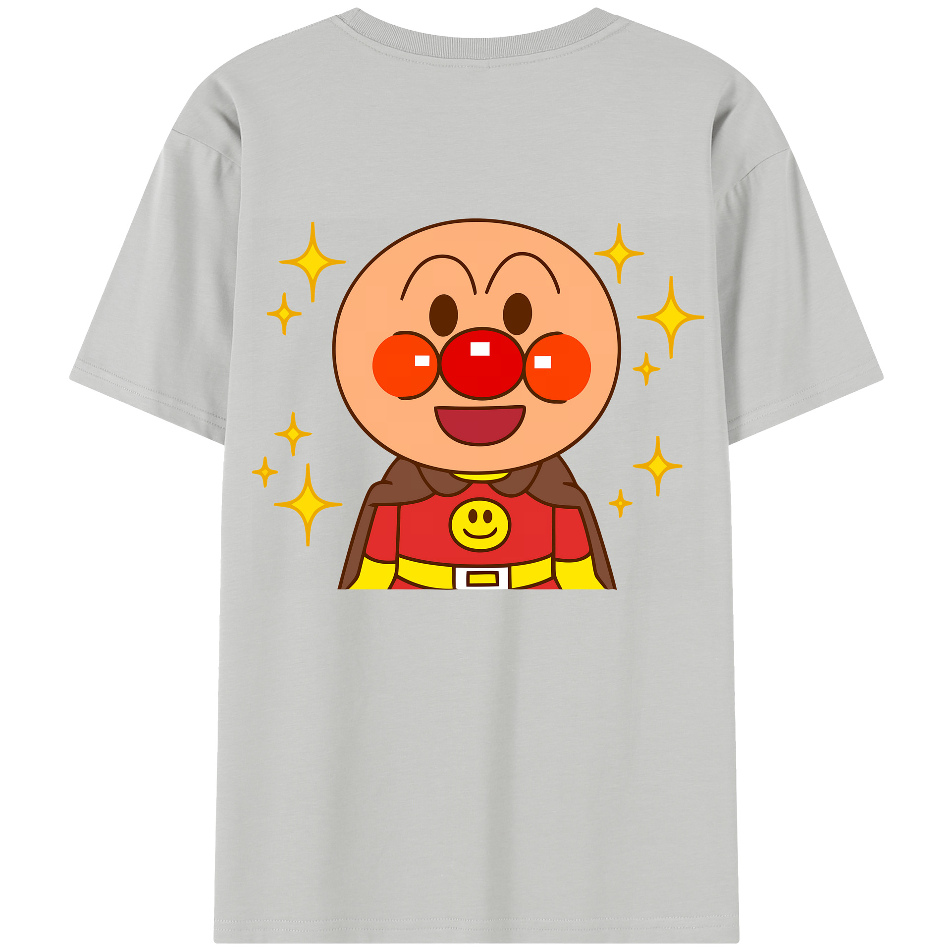 （画像用） アンパンマン Anpanman レディース半袖Tシャツ(バックプリント)