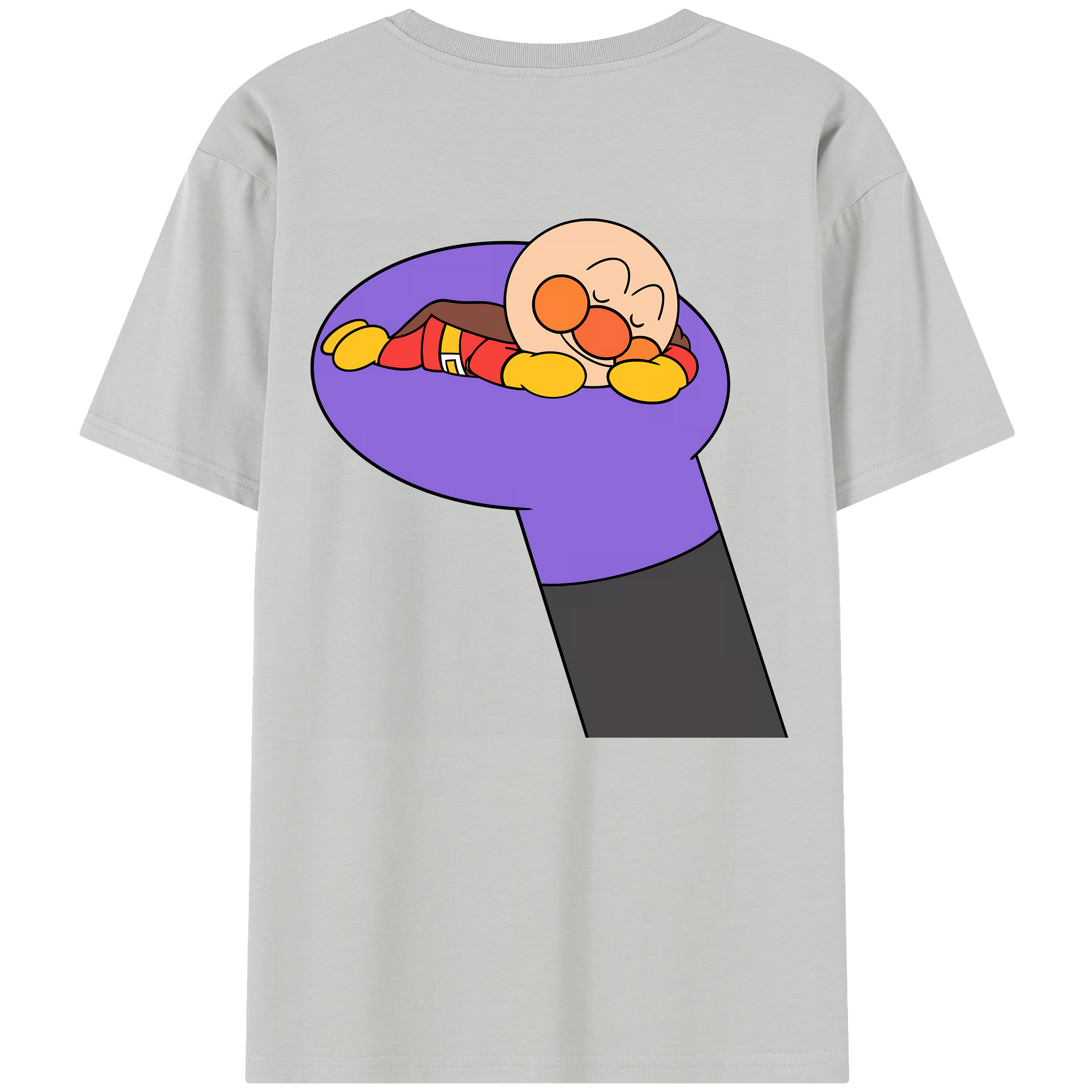 （画像用） アンパンマン Anpanman レディース半袖Tシャツ(バックプリント)