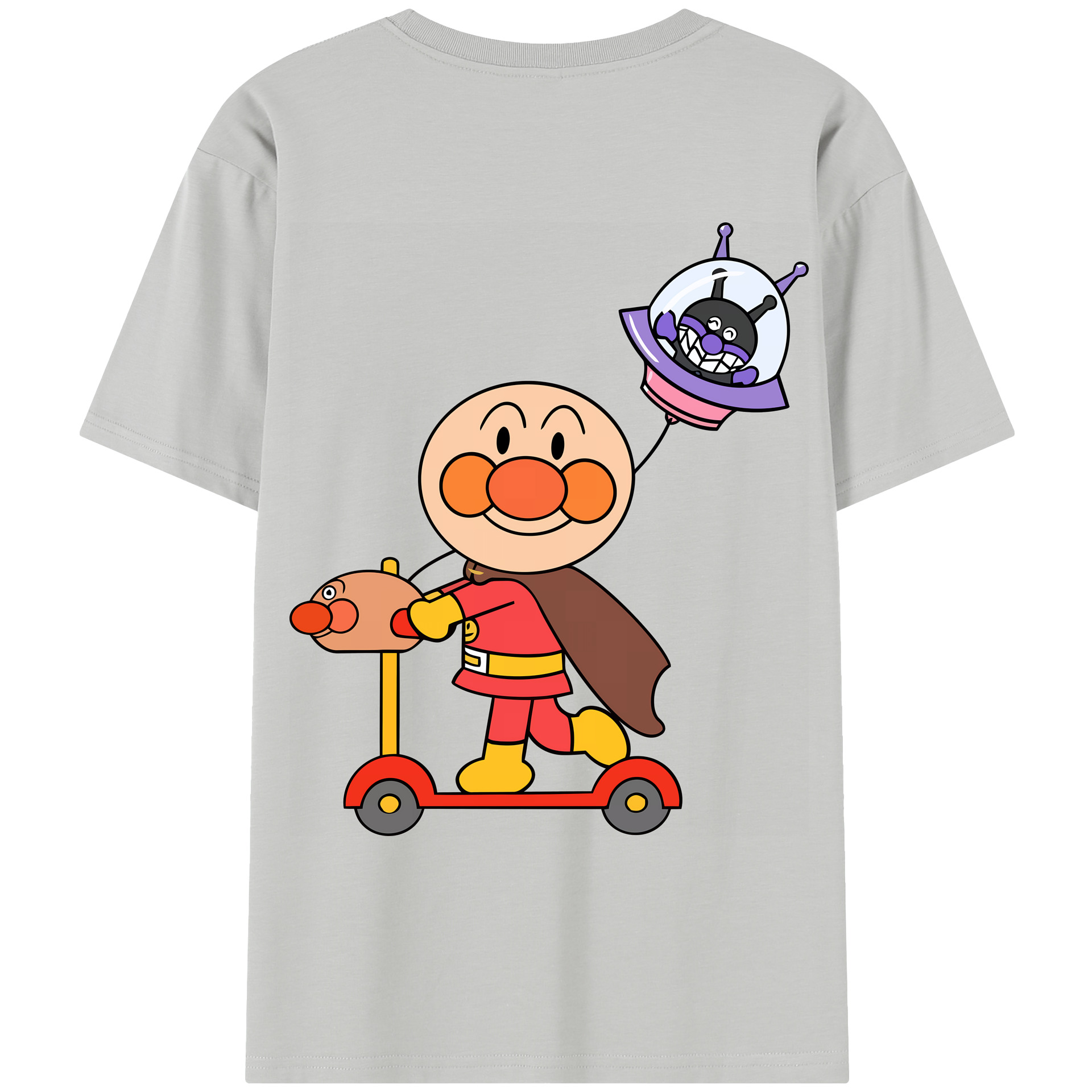 （画像用） アンパンマン Anpanman レディース半袖Tシャツ(バックプリント)