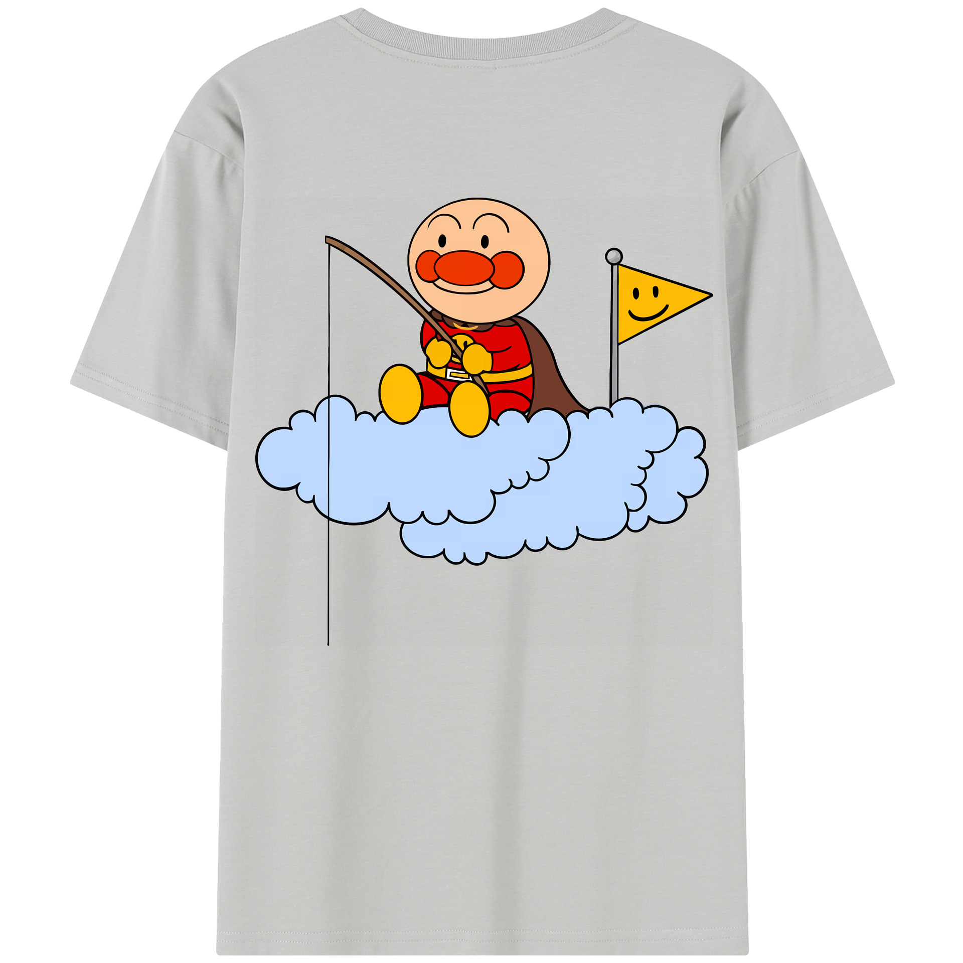 （画像用） アンパンマン Anpanman レディース半袖Tシャツ(バックプリント)