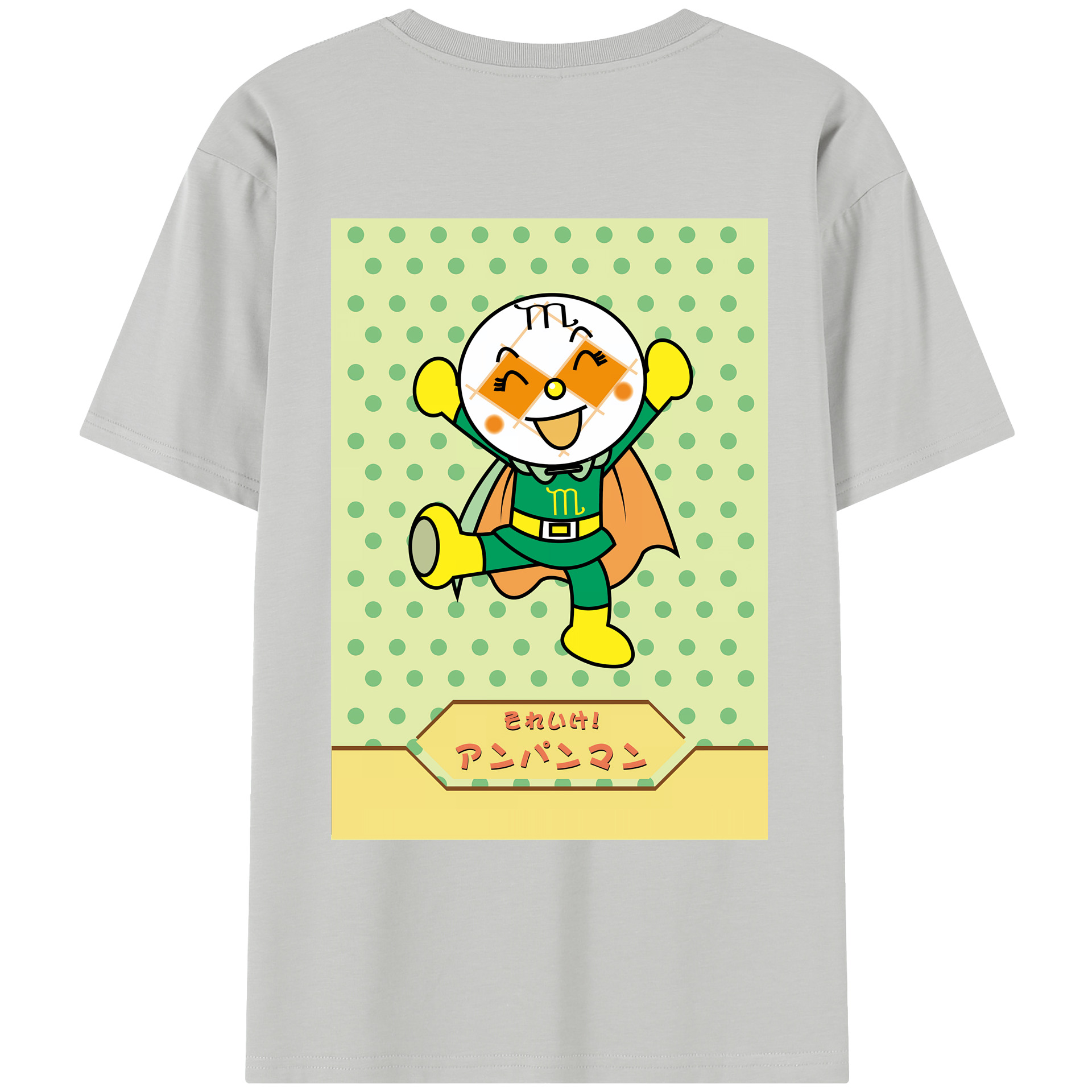 （画像用） アンパンマン Anpanman レディース半袖Tシャツ(バックプリント)
