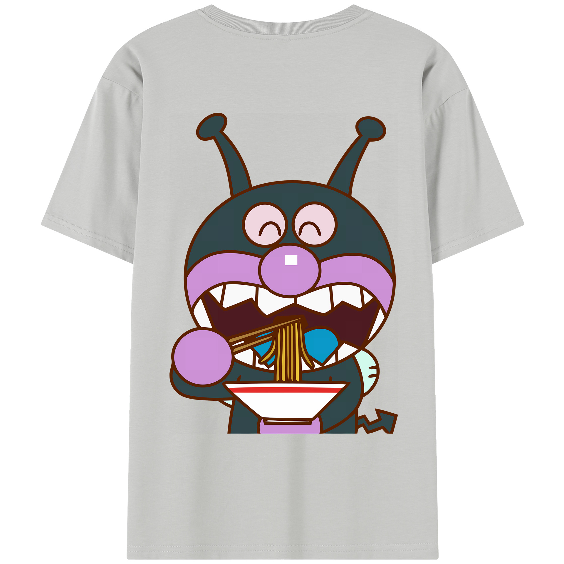 （画像用） アンパンマン Anpanman レディース半袖Tシャツ(バックプリント)