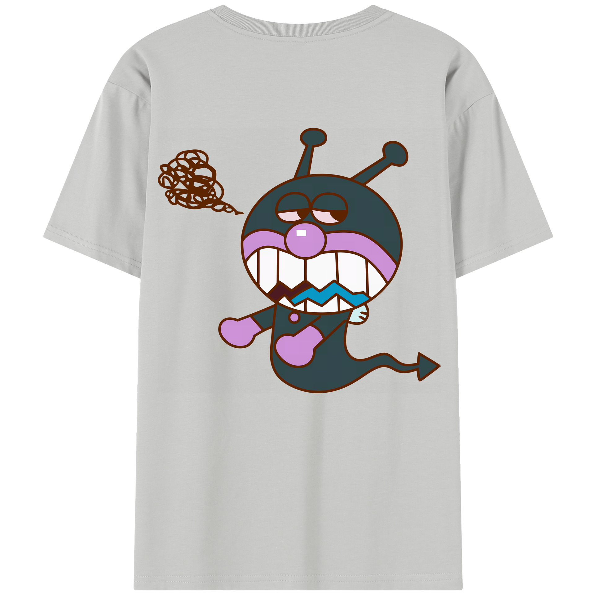 （画像用） アンパンマン Anpanman レディース半袖Tシャツ(バックプリント)