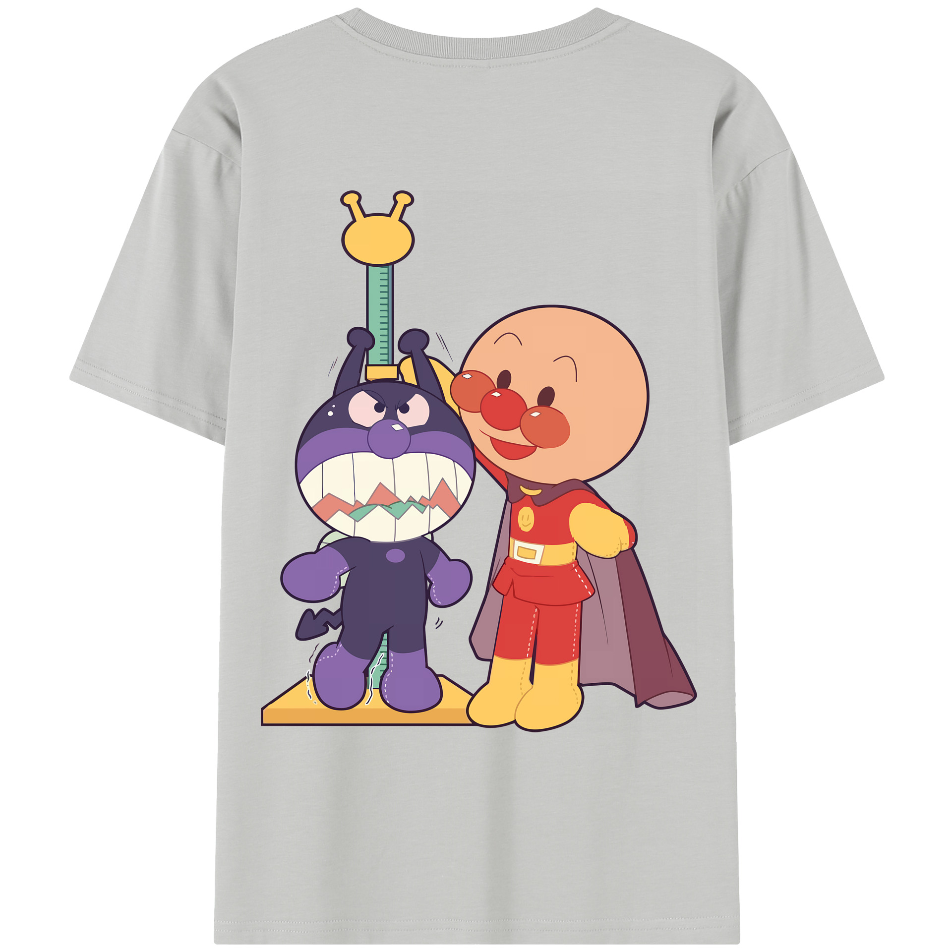 （画像用） アンパンマン Anpanman レディース半袖Tシャツ(バックプリント)