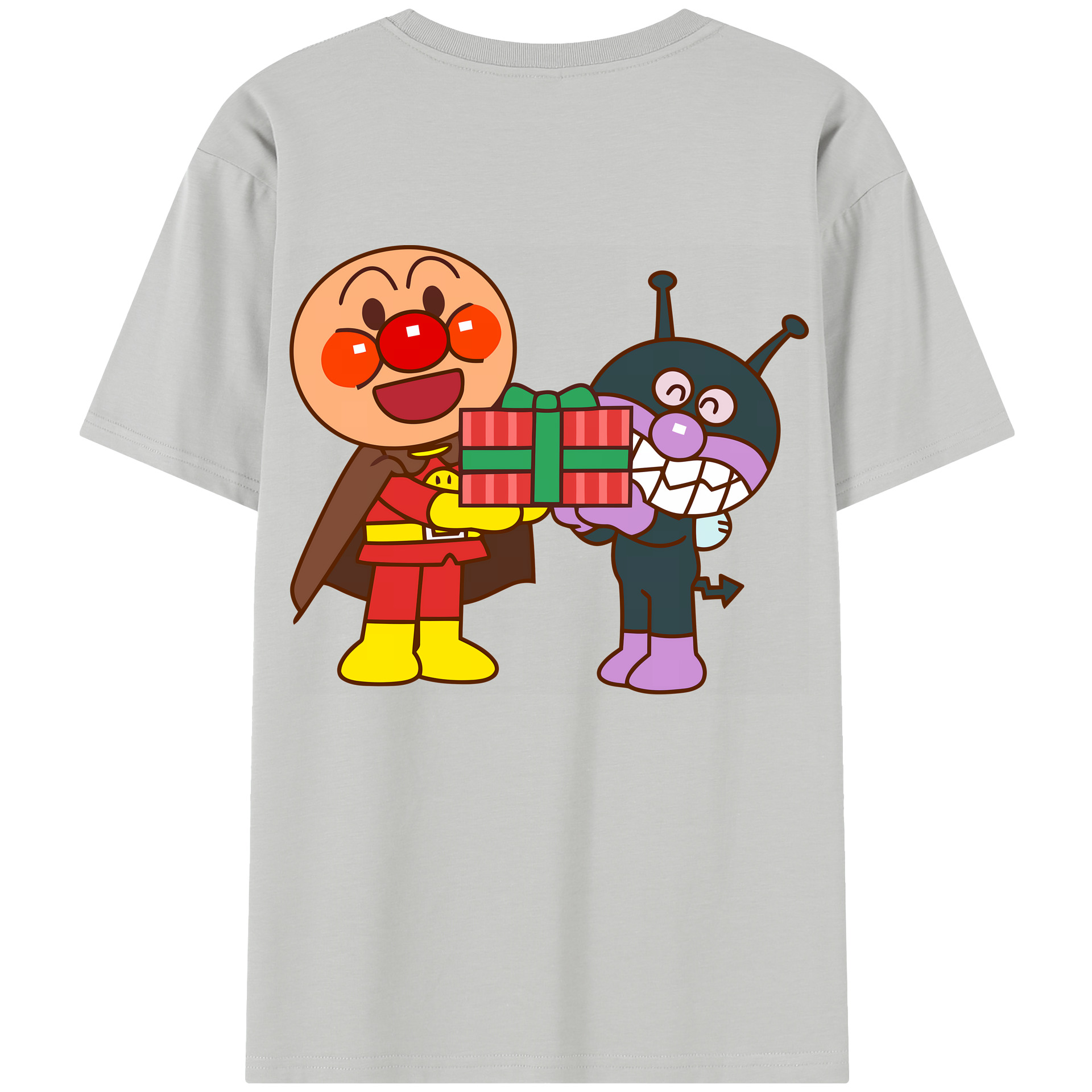 （画像用） アンパンマン Anpanman レディース半袖Tシャツ(バックプリント)