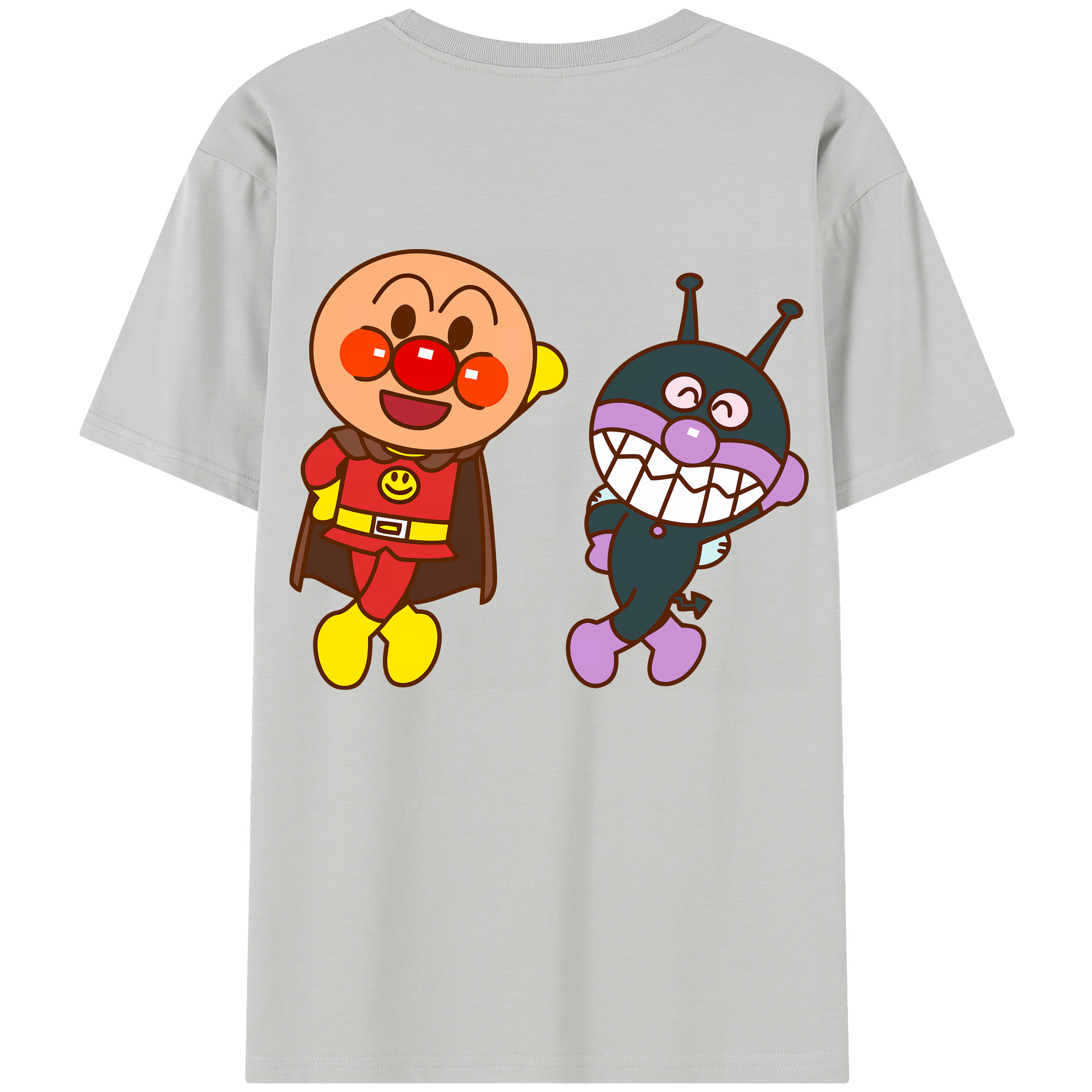 （画像用） アンパンマン Anpanman レディース半袖Tシャツ(バックプリント)