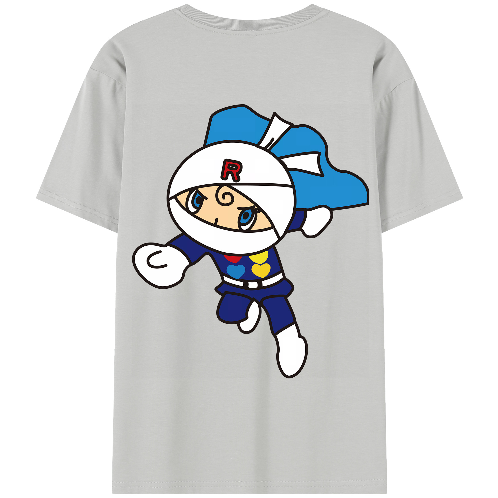 （画像用） アンパンマン Anpanman レディース半袖Tシャツ(バックプリント)