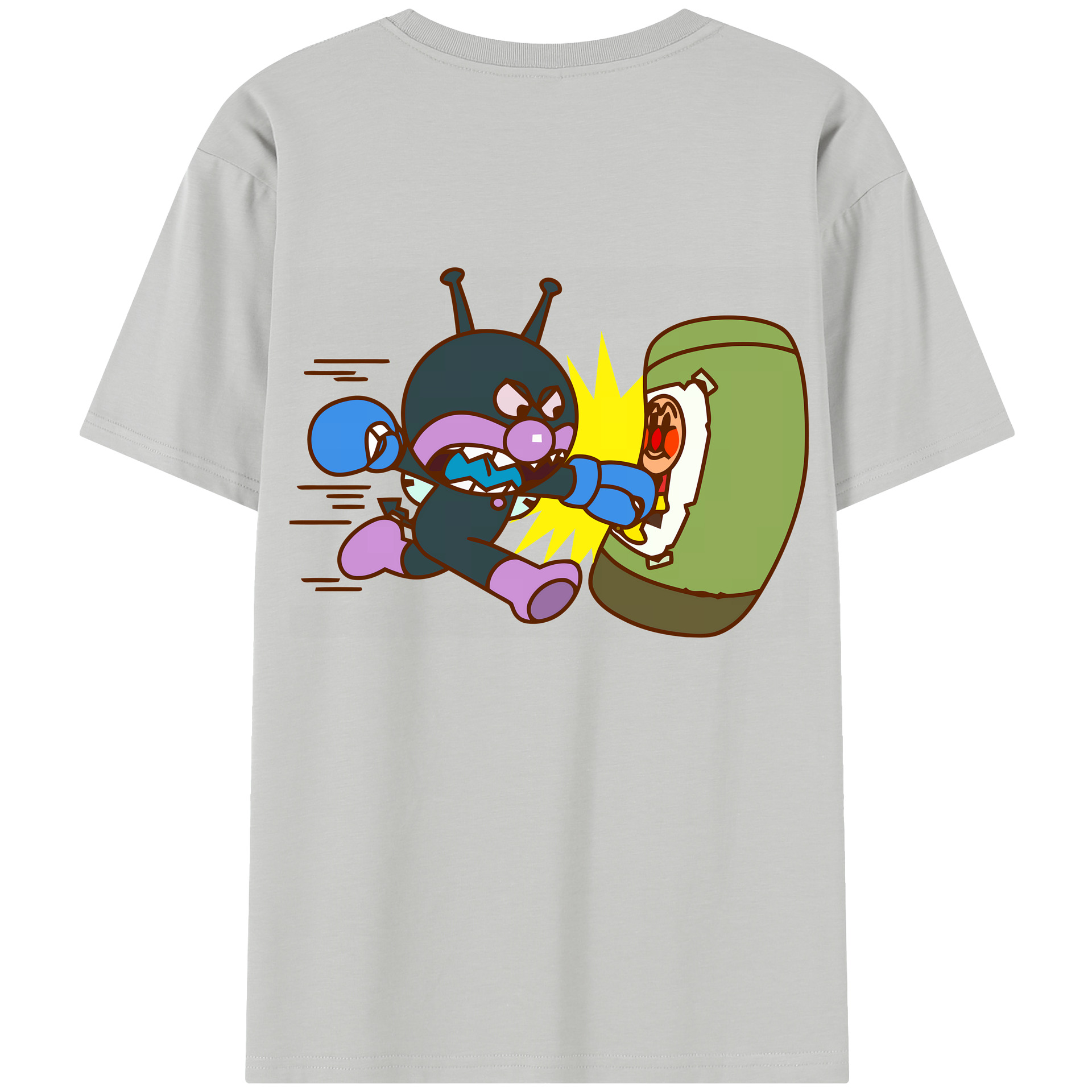 （画像用） アンパンマン Anpanman レディース半袖Tシャツ(バックプリント)