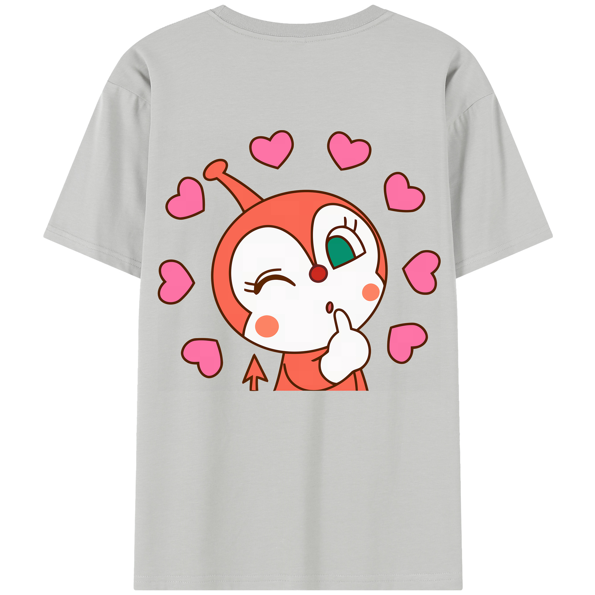 （画像用） アンパンマン Anpanman レディース半袖Tシャツ(バックプリント)