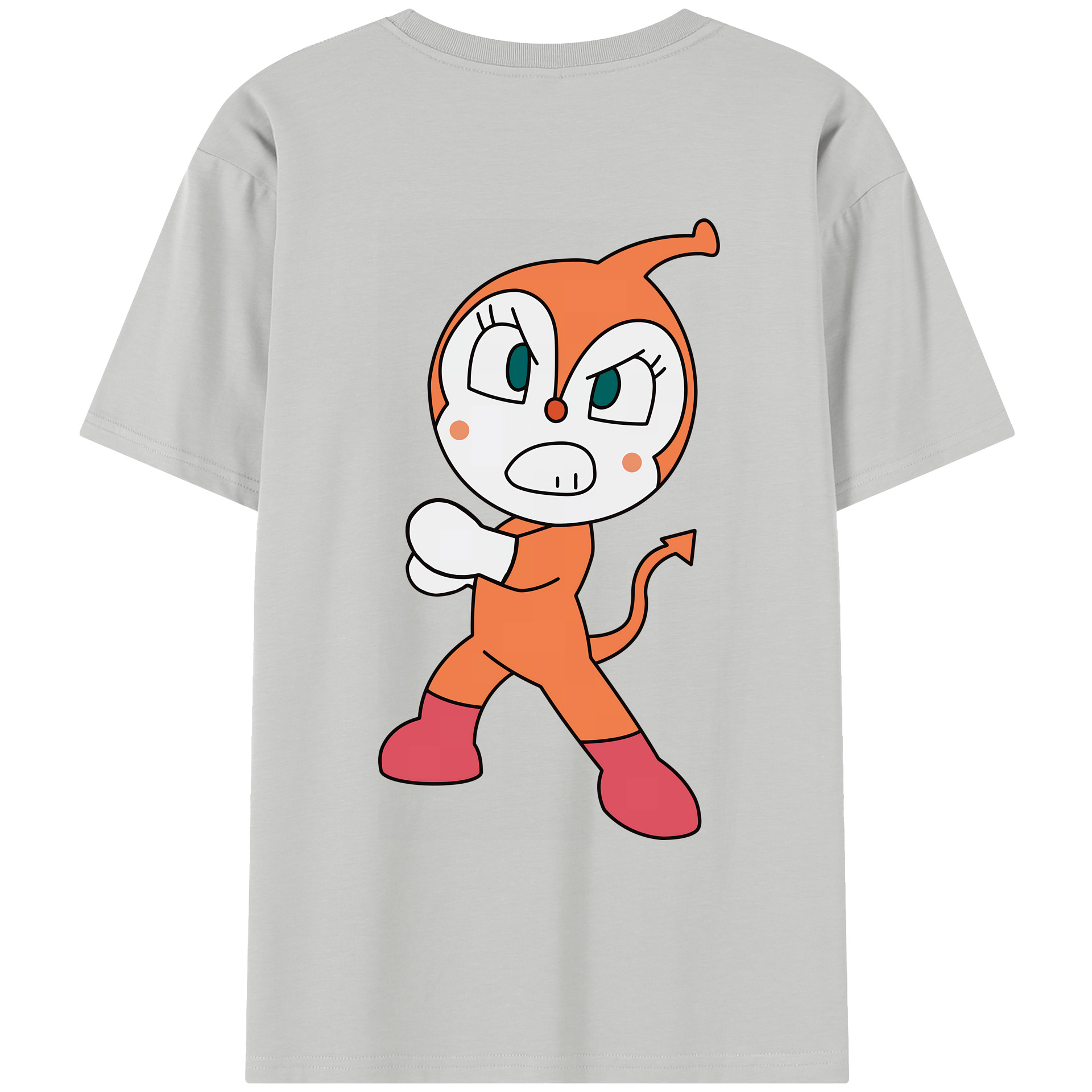 （画像用） アンパンマン Anpanman レディース半袖Tシャツ(バックプリント)