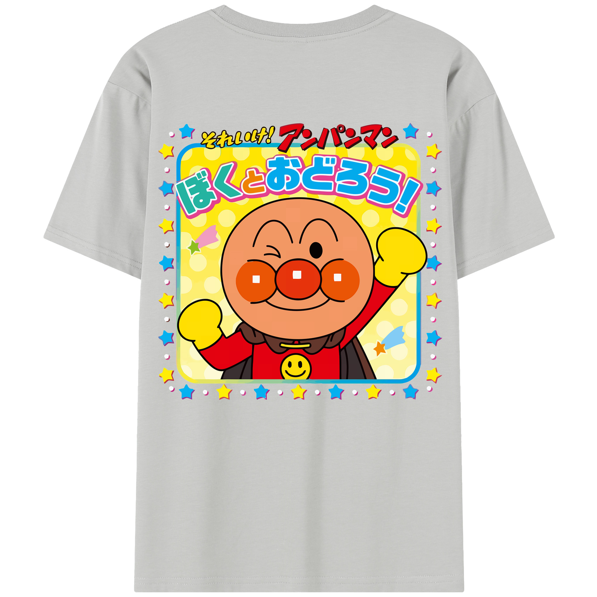 （画像用） アンパンマン Anpanman レディース半袖Tシャツ(バックプリント)