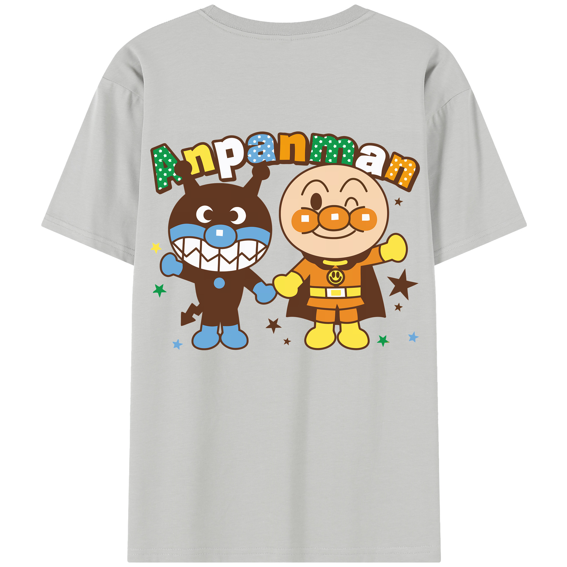 （画像用） アンパンマン Anpanman レディース半袖Tシャツ(バックプリント)