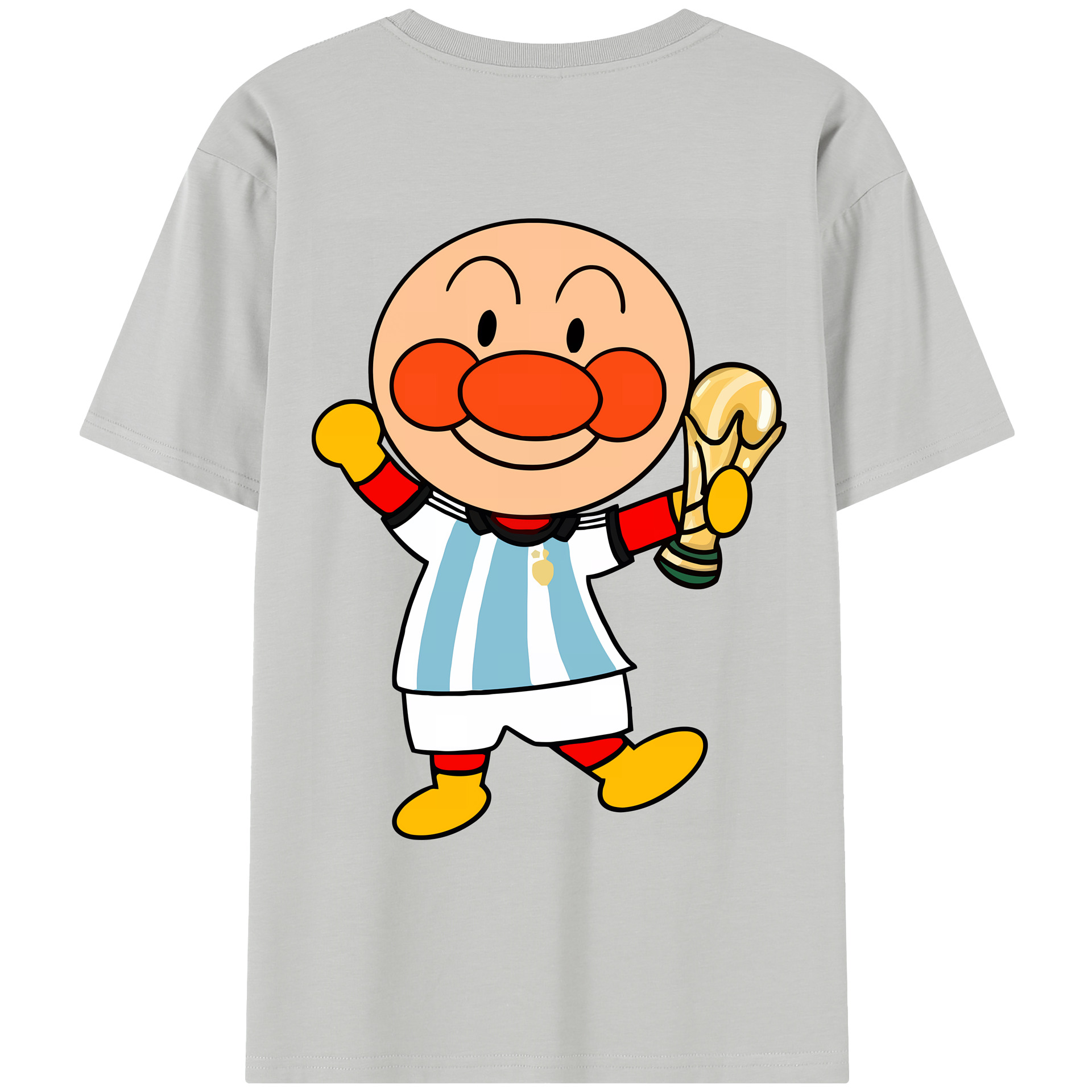 （画像用） アンパンマン Anpanman レディース半袖Tシャツ(バックプリント)
