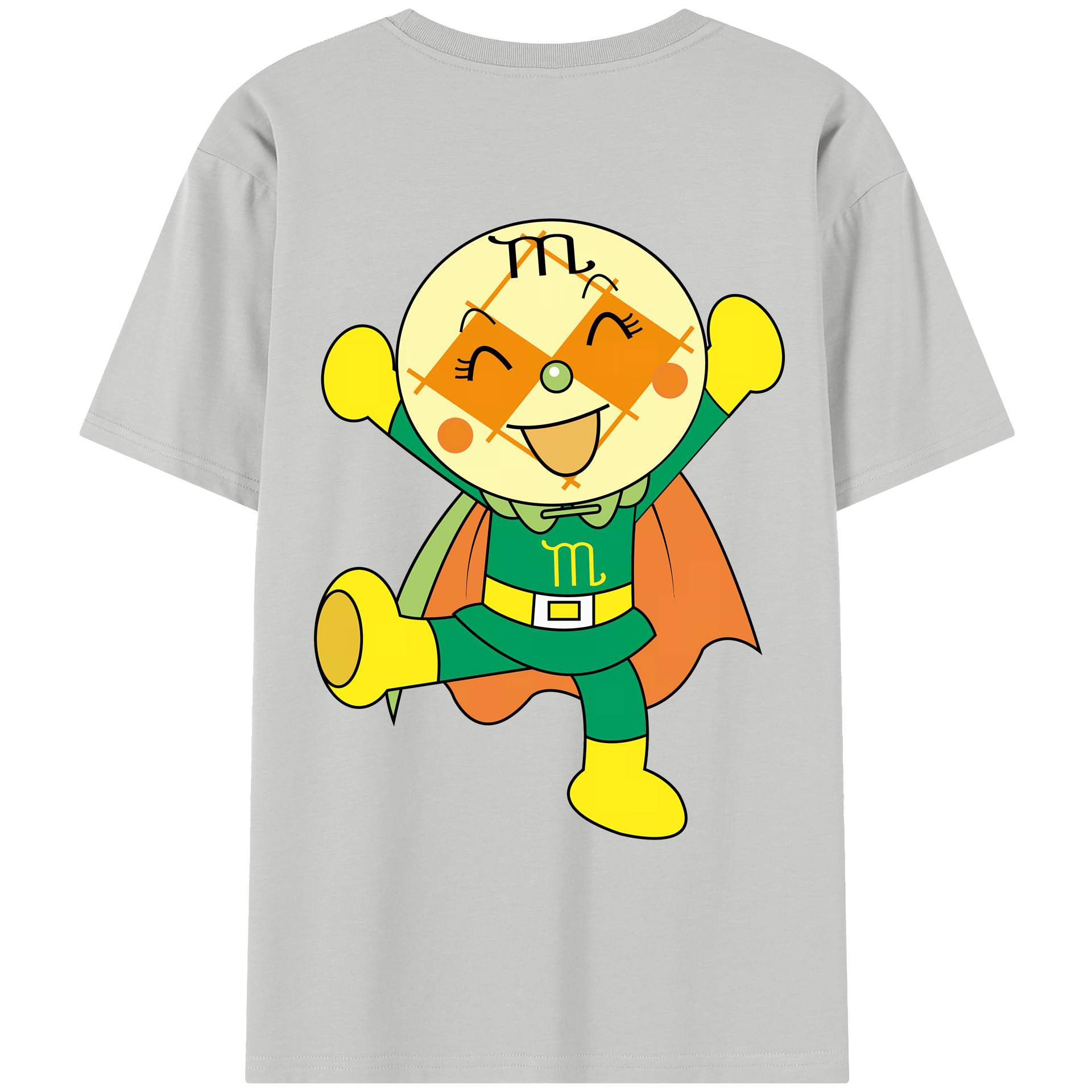 （画像用） アンパンマン Anpanman レディース半袖Tシャツ(バックプリント)