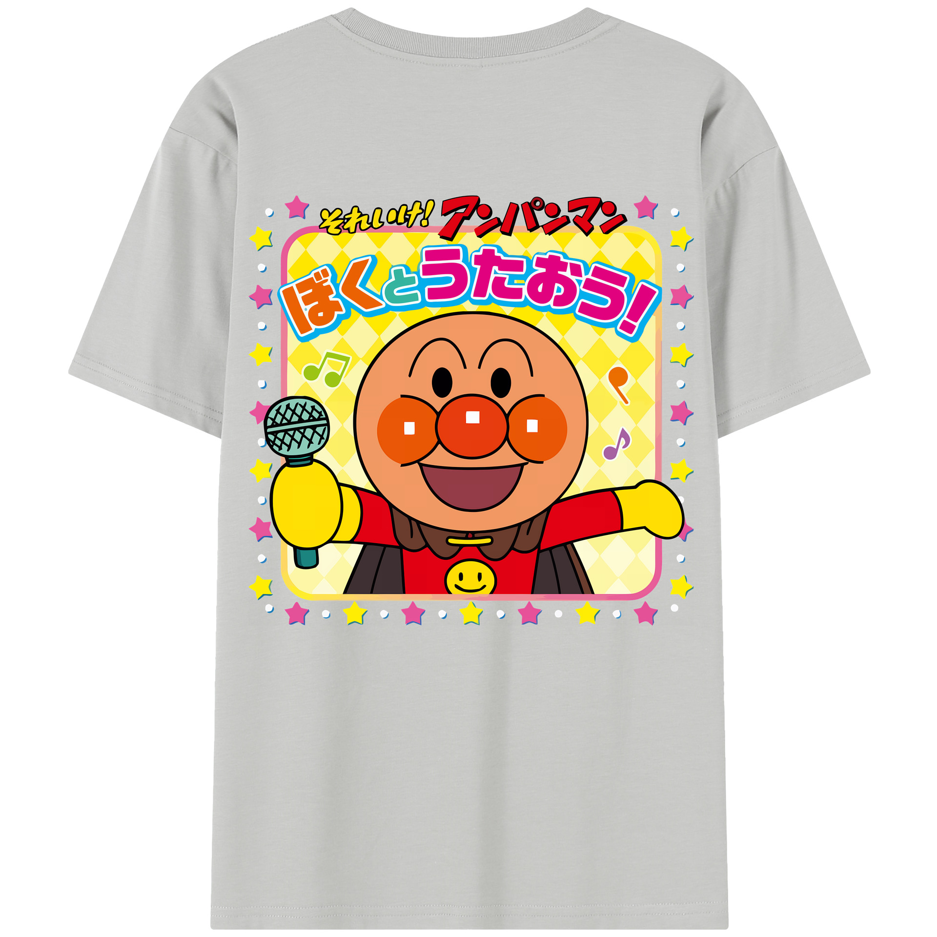 （画像用） アンパンマン Anpanman レディース半袖Tシャツ(バックプリント)
