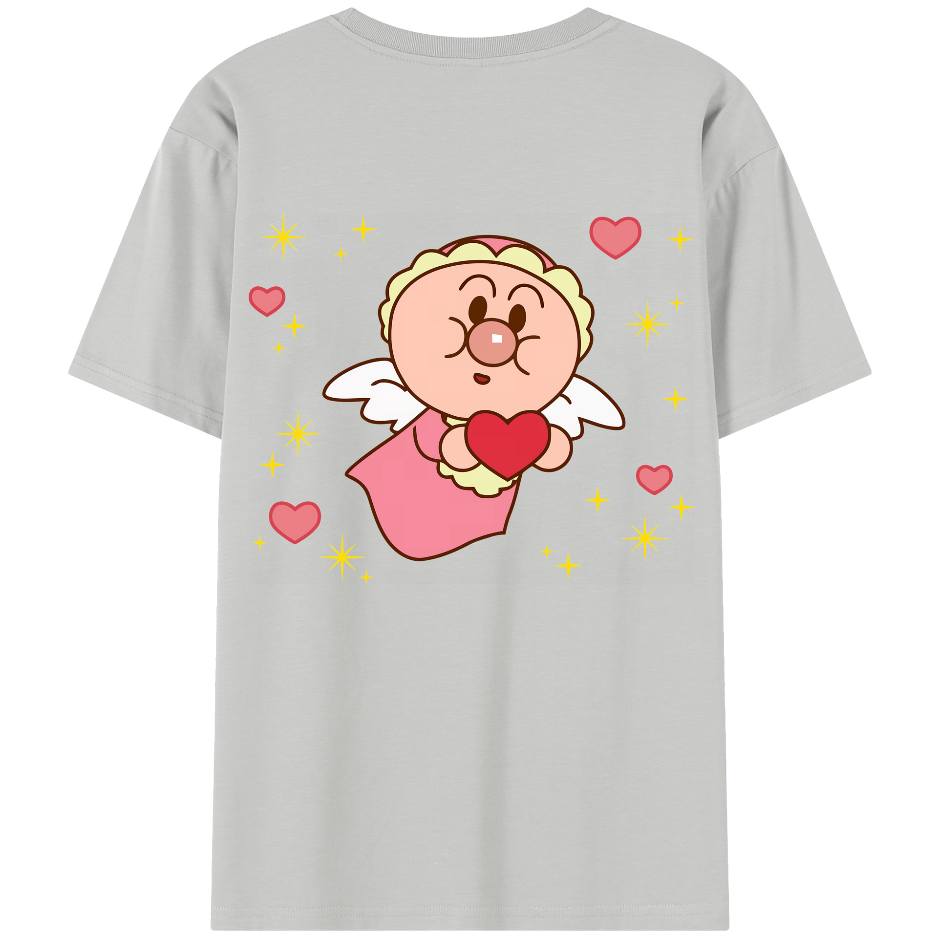 （画像用） アンパンマン Anpanman レディース半袖Tシャツ(バックプリント)