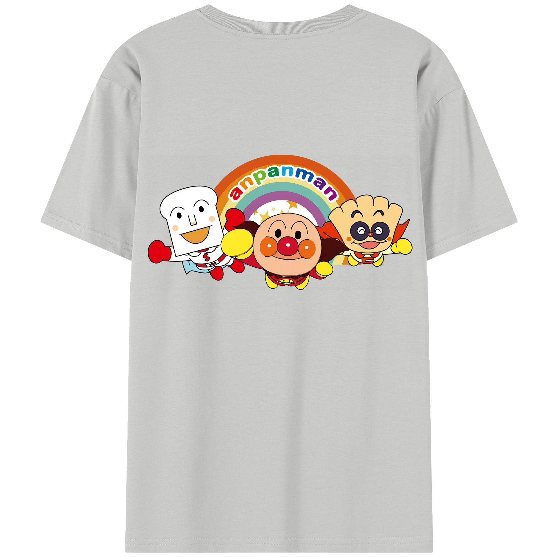 （画像用） アンパンマン Anpanman レディース半袖Tシャツ(バックプリント)