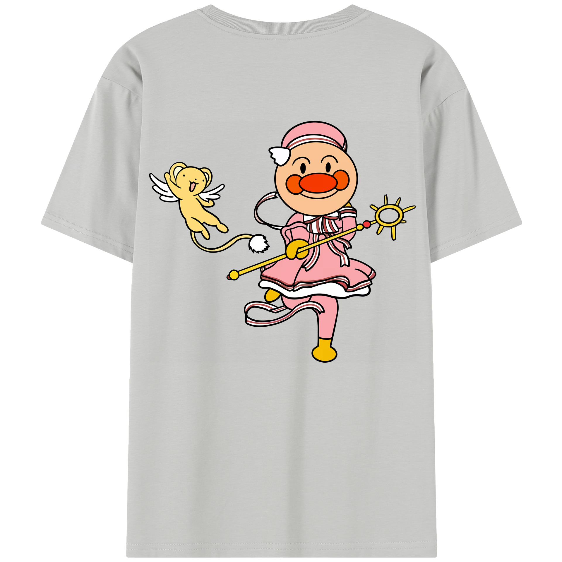 （画像用） アンパンマン Anpanman レディース半袖Tシャツ(バックプリント)