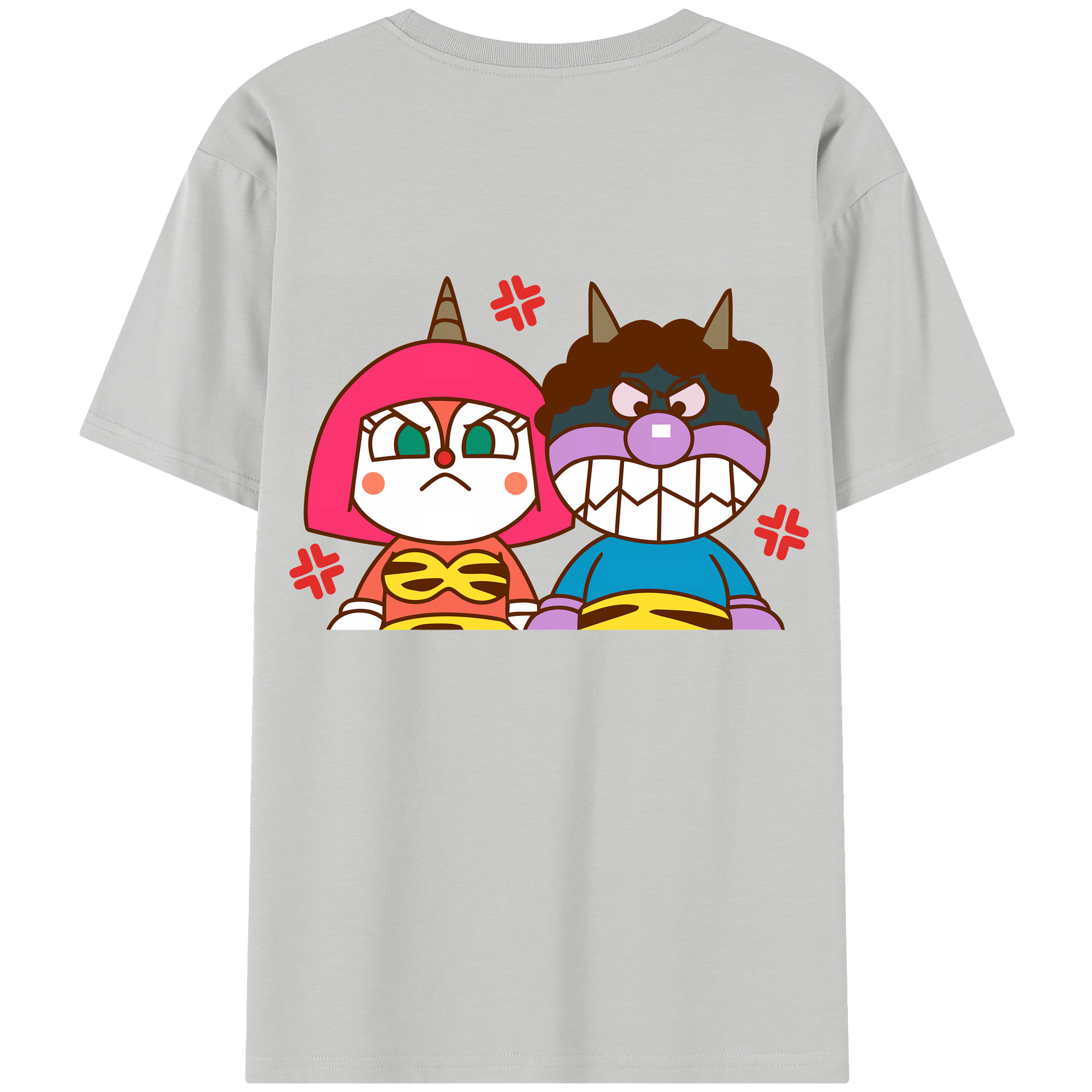 （画像用） アンパンマン Anpanman レディース半袖Tシャツ(バックプリント)
