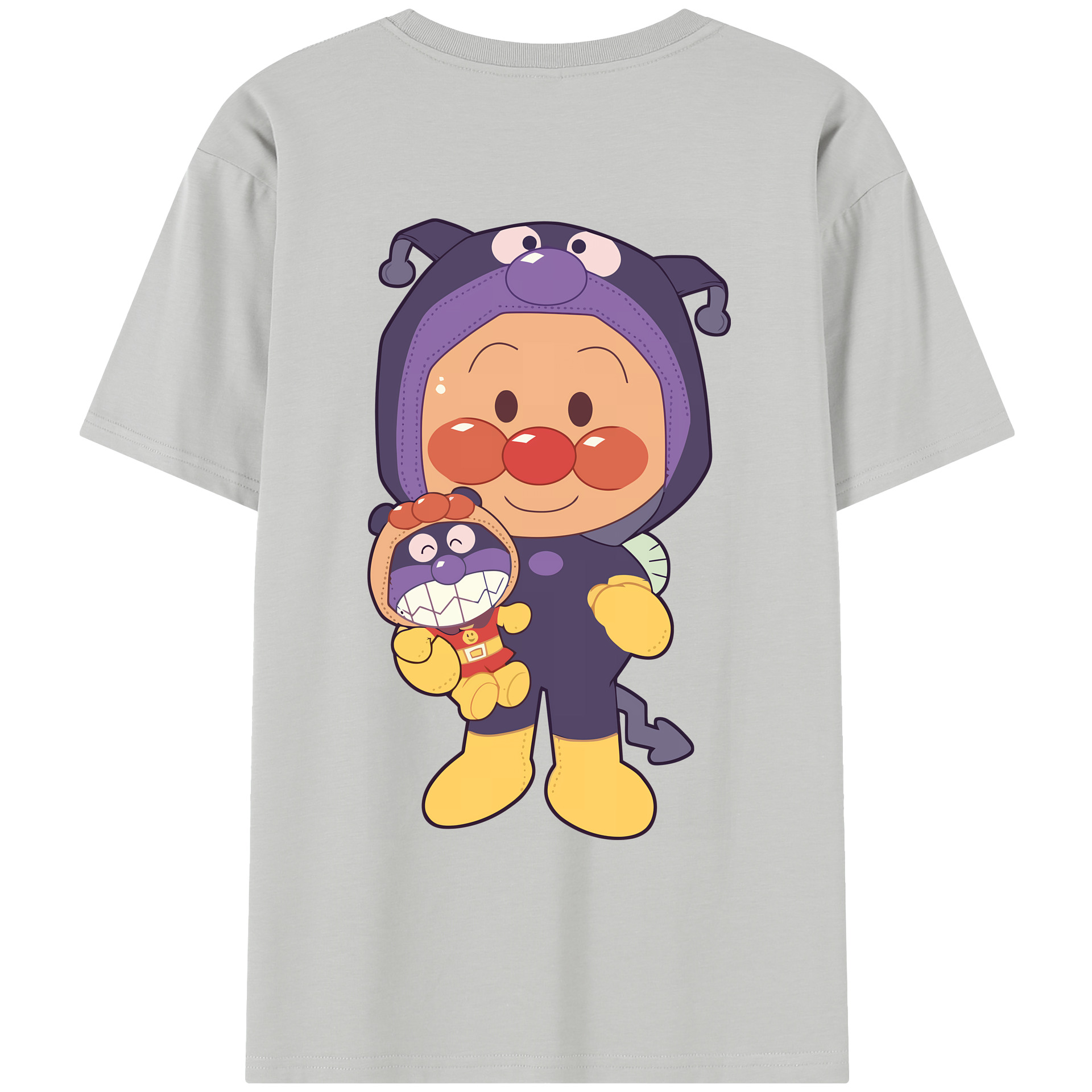 アンパンマン Anpanman レディース半袖Tシャツ(バックプリント)
