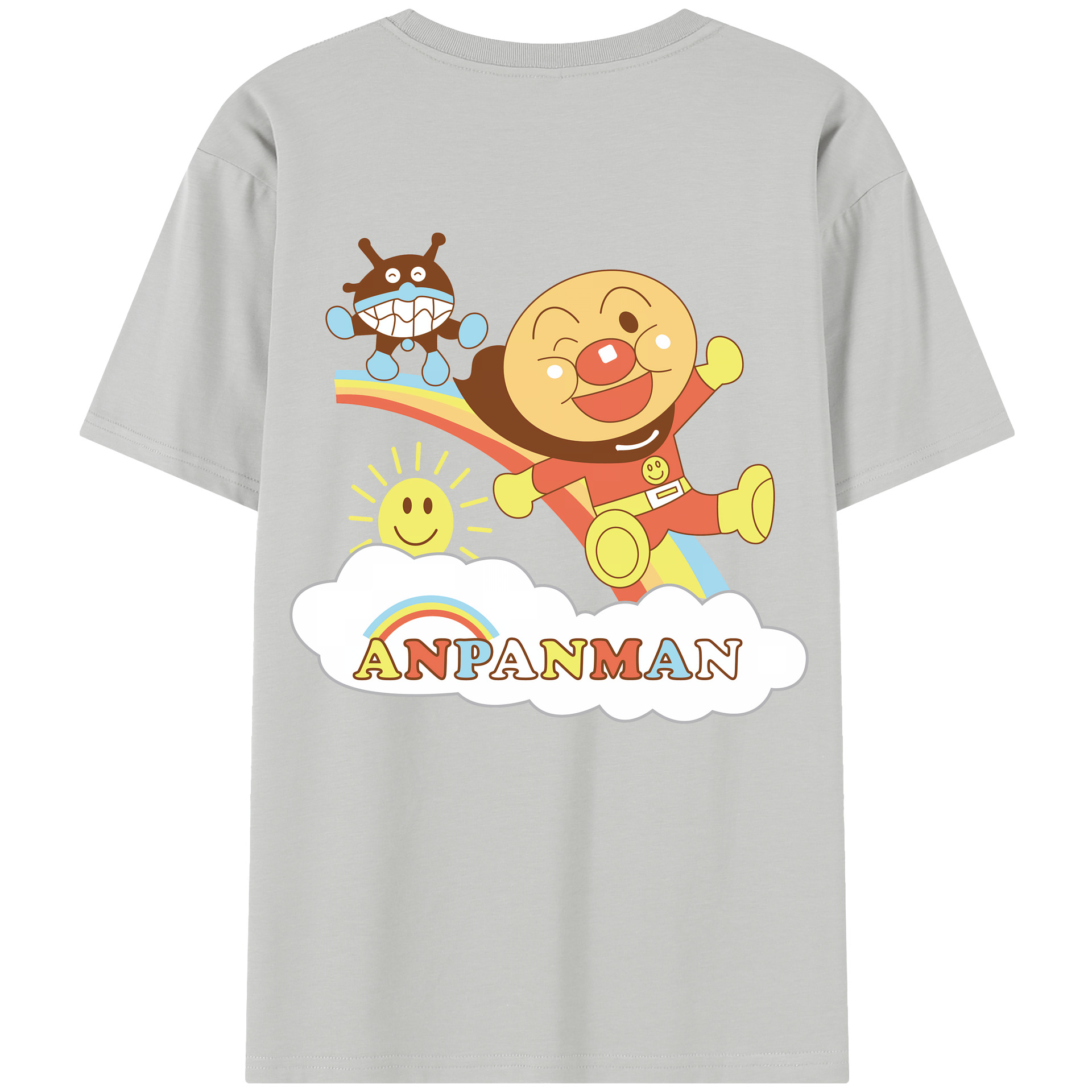 （画像用） アンパンマン Anpanman レディース半袖Tシャツ(バックプリント)