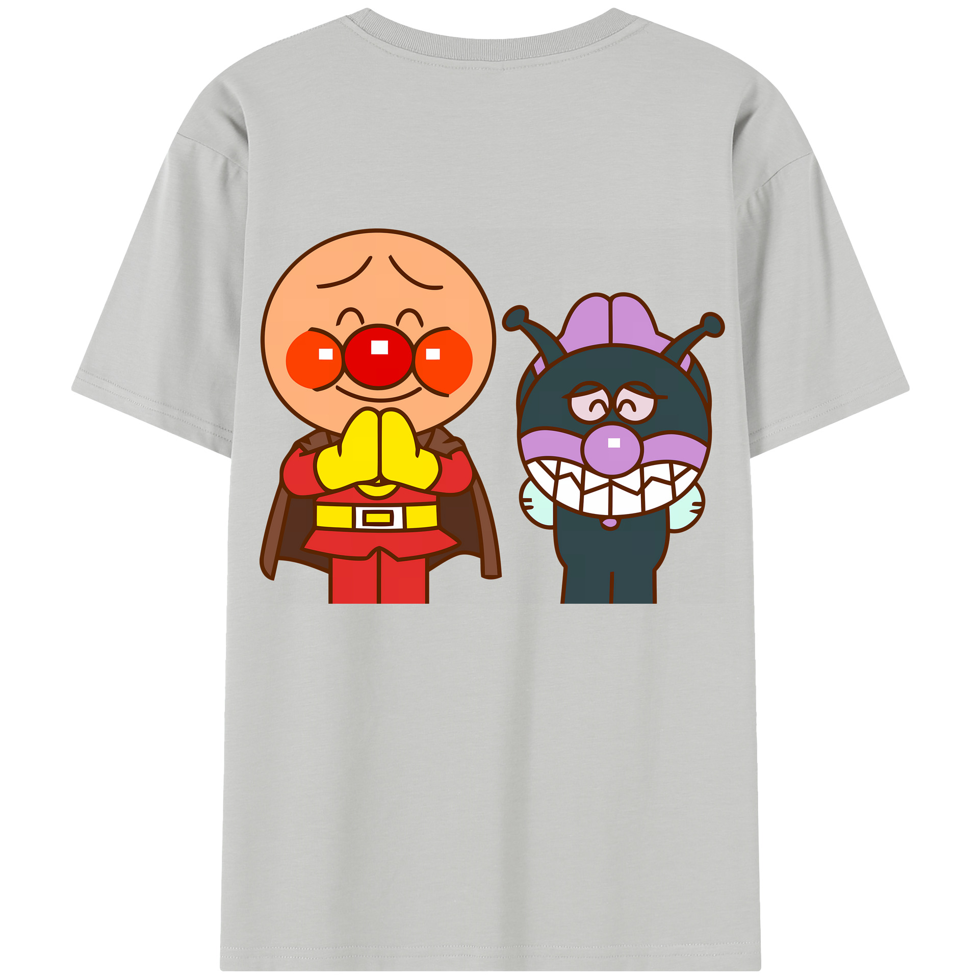 （画像用） アンパンマン Anpanman レディース半袖Tシャツ(バックプリント)