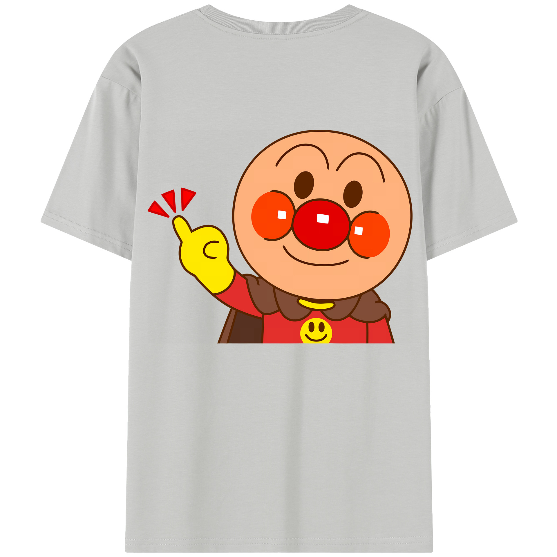 （画像用） アンパンマン Anpanman レディース半袖Tシャツ(バックプリント)