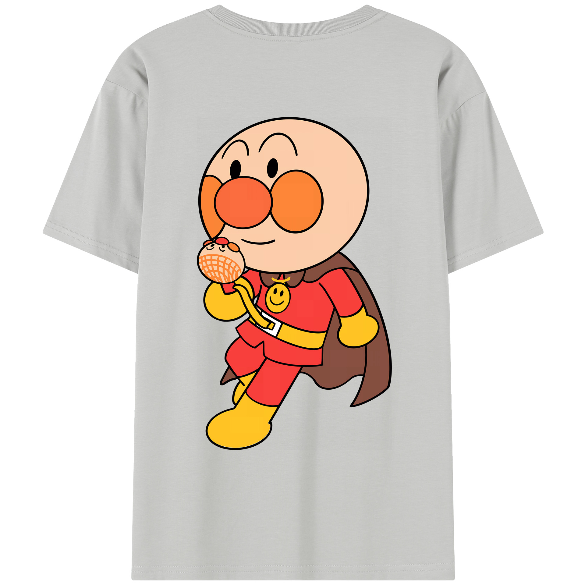 （画像用） アンパンマン Anpanman レディース半袖Tシャツ(バックプリント)
